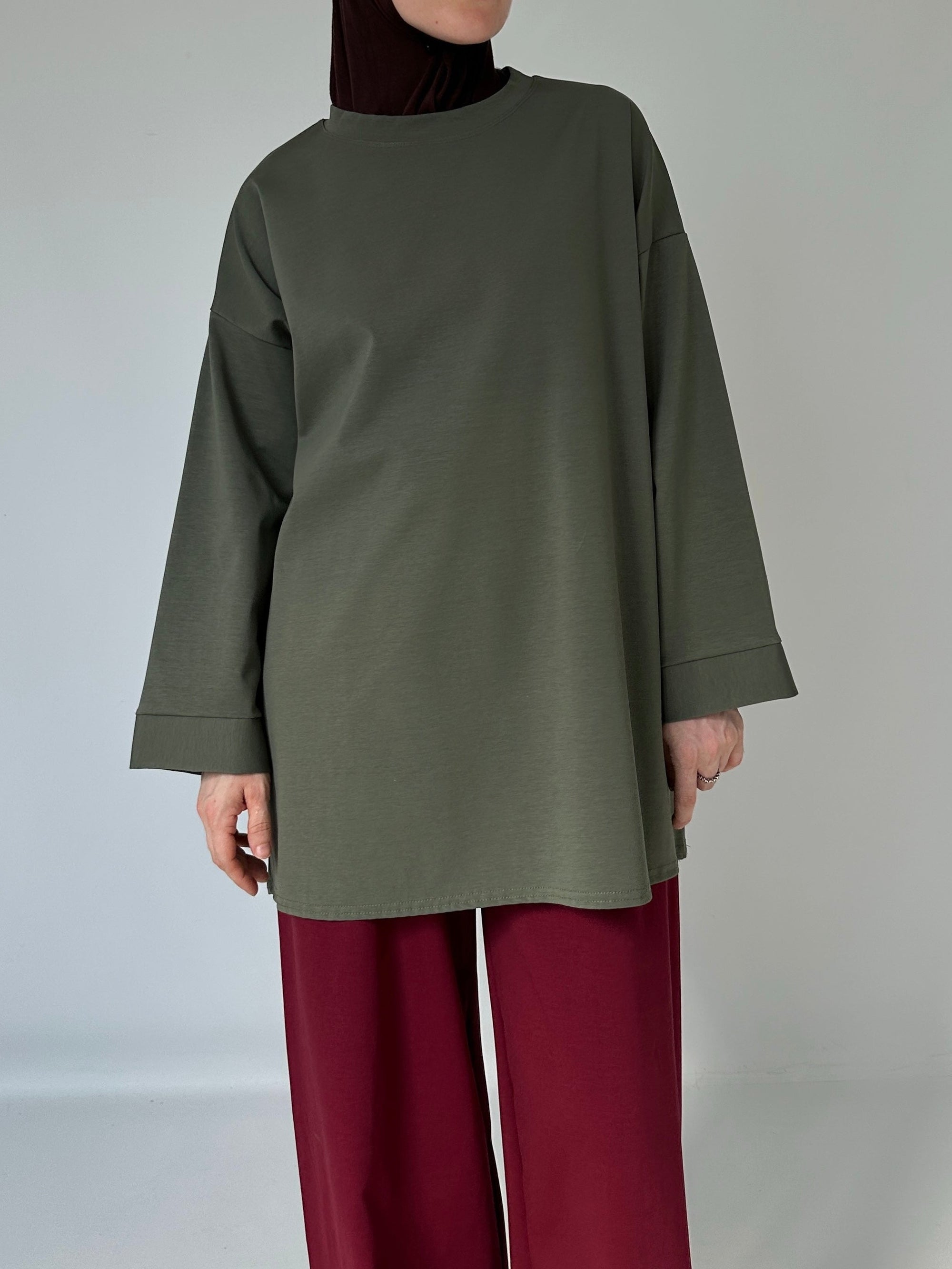 T-SHIRT OVERSIZE KAKI