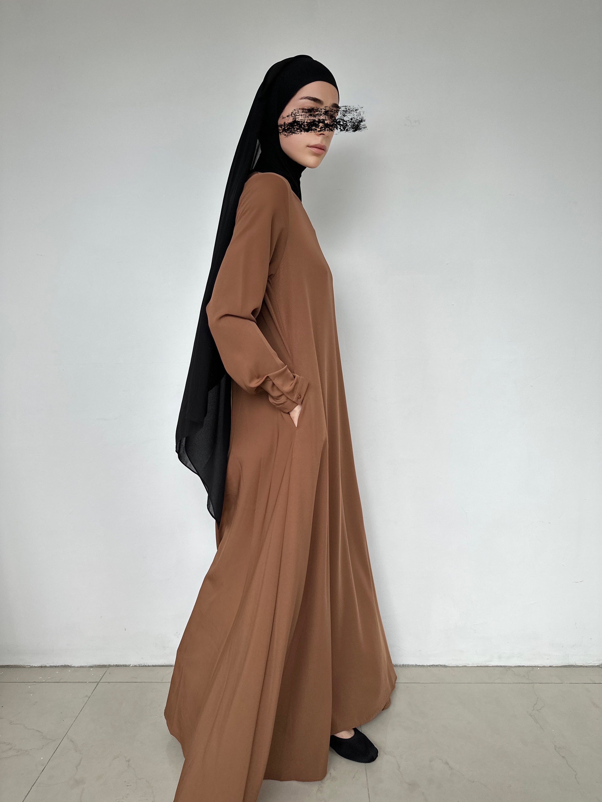 ABAYA TASMILA CARAMEL