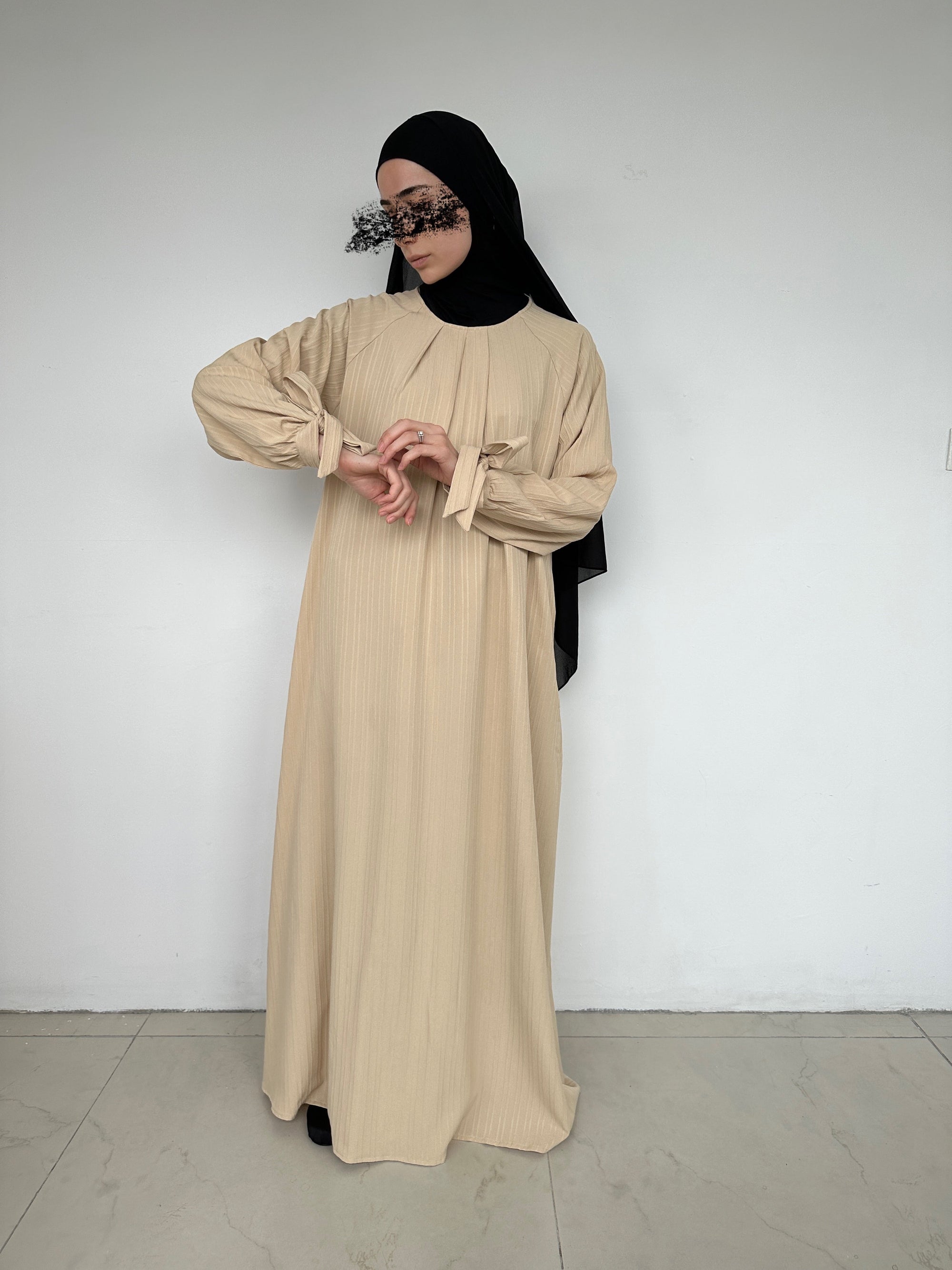 ROBE LONGUE ESSMA BEIGE