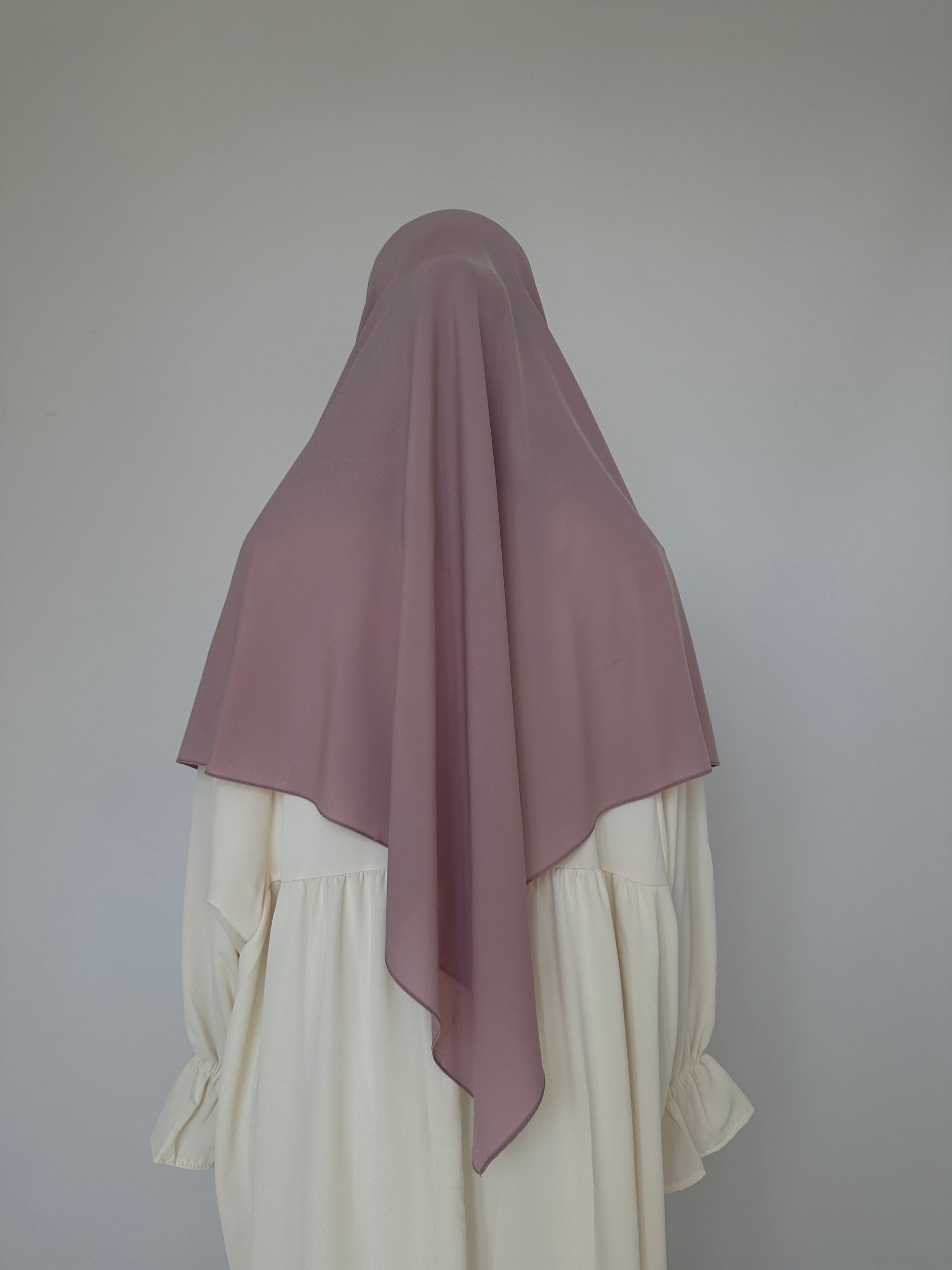 HIJAB CARRÉ JERSEY PLUME
