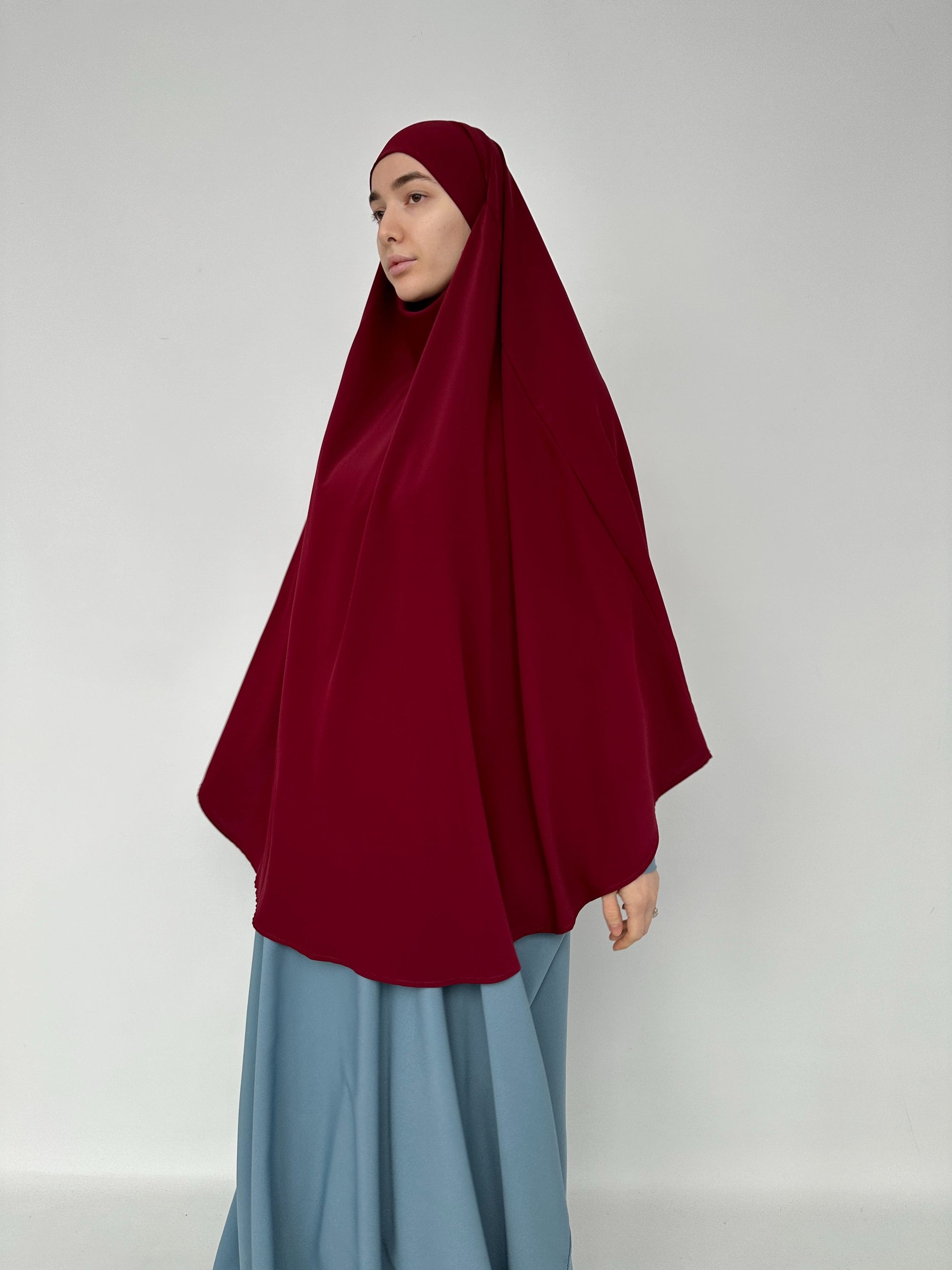 KHIMAR ARRONDI SOIE DE MÉDINE BORDEAUX