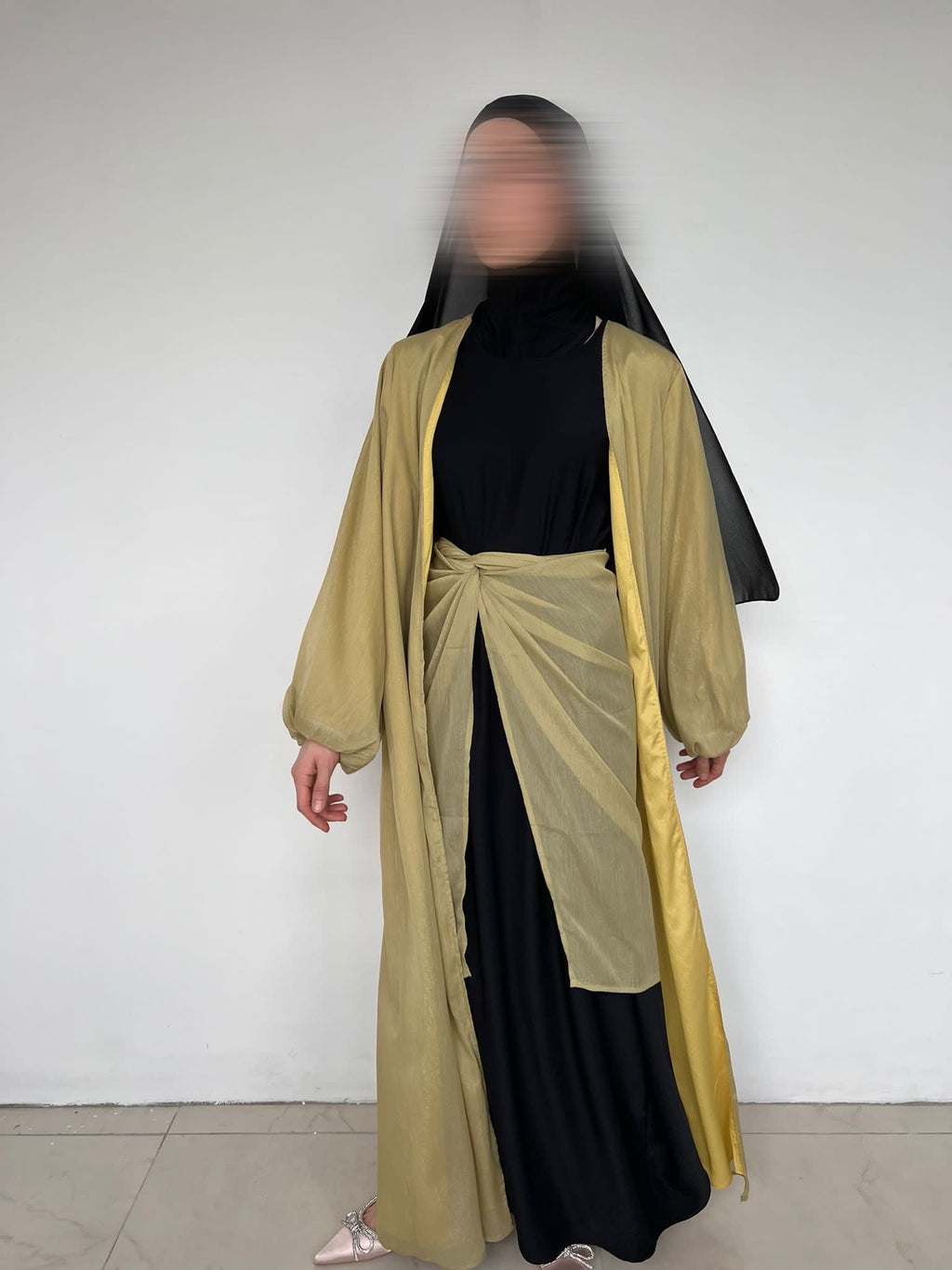 KIMONO DEUX PIÈCES DORÉ