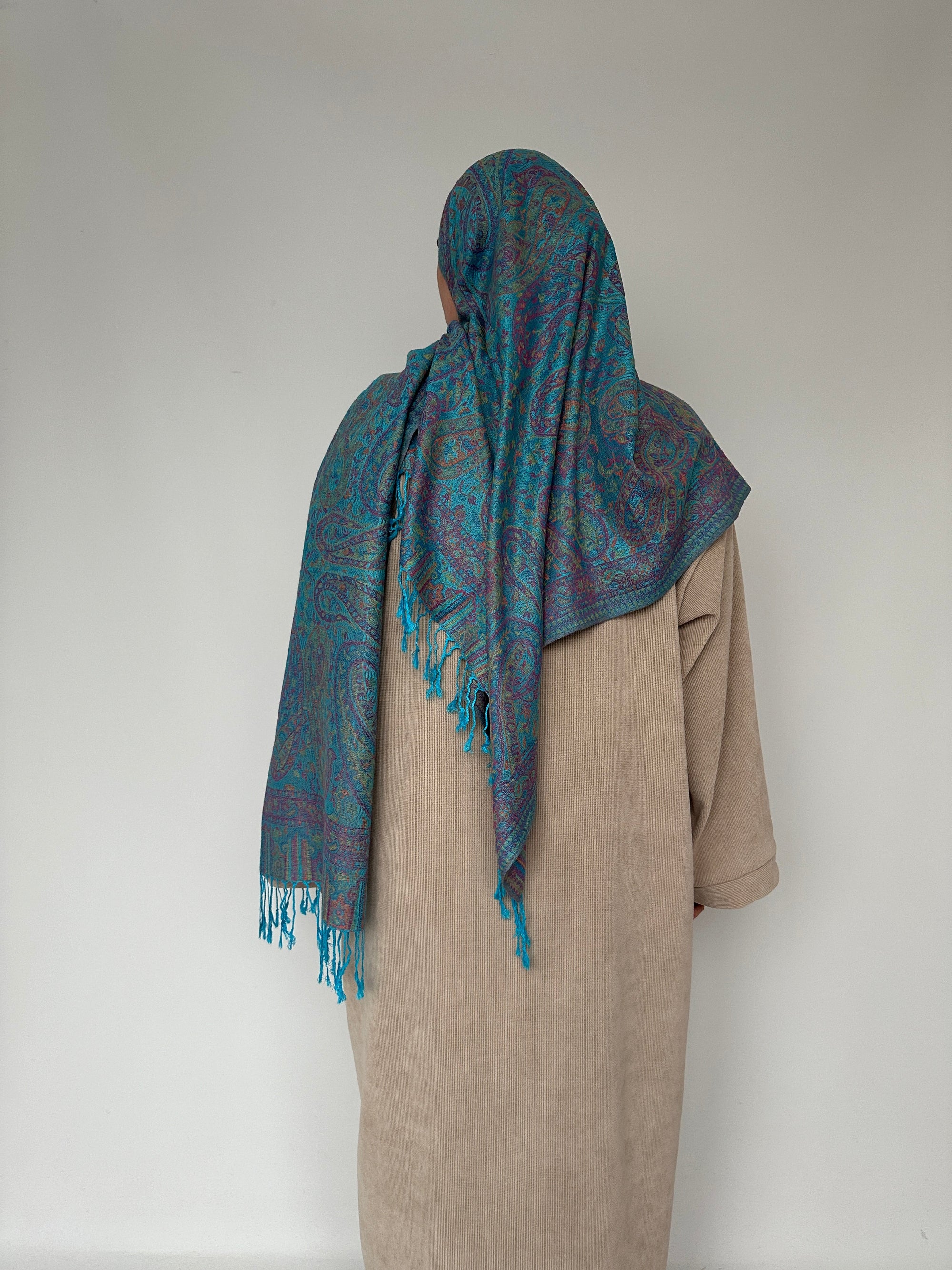 PASHMINA AVEC FRANGES