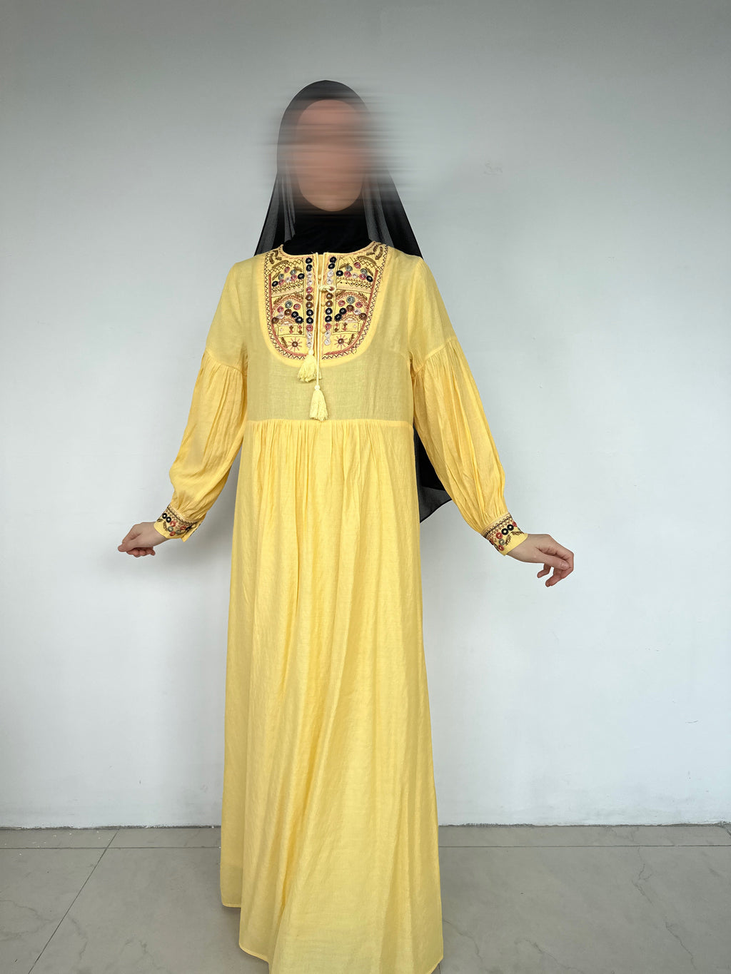 ROBE BOHÈME CITRON