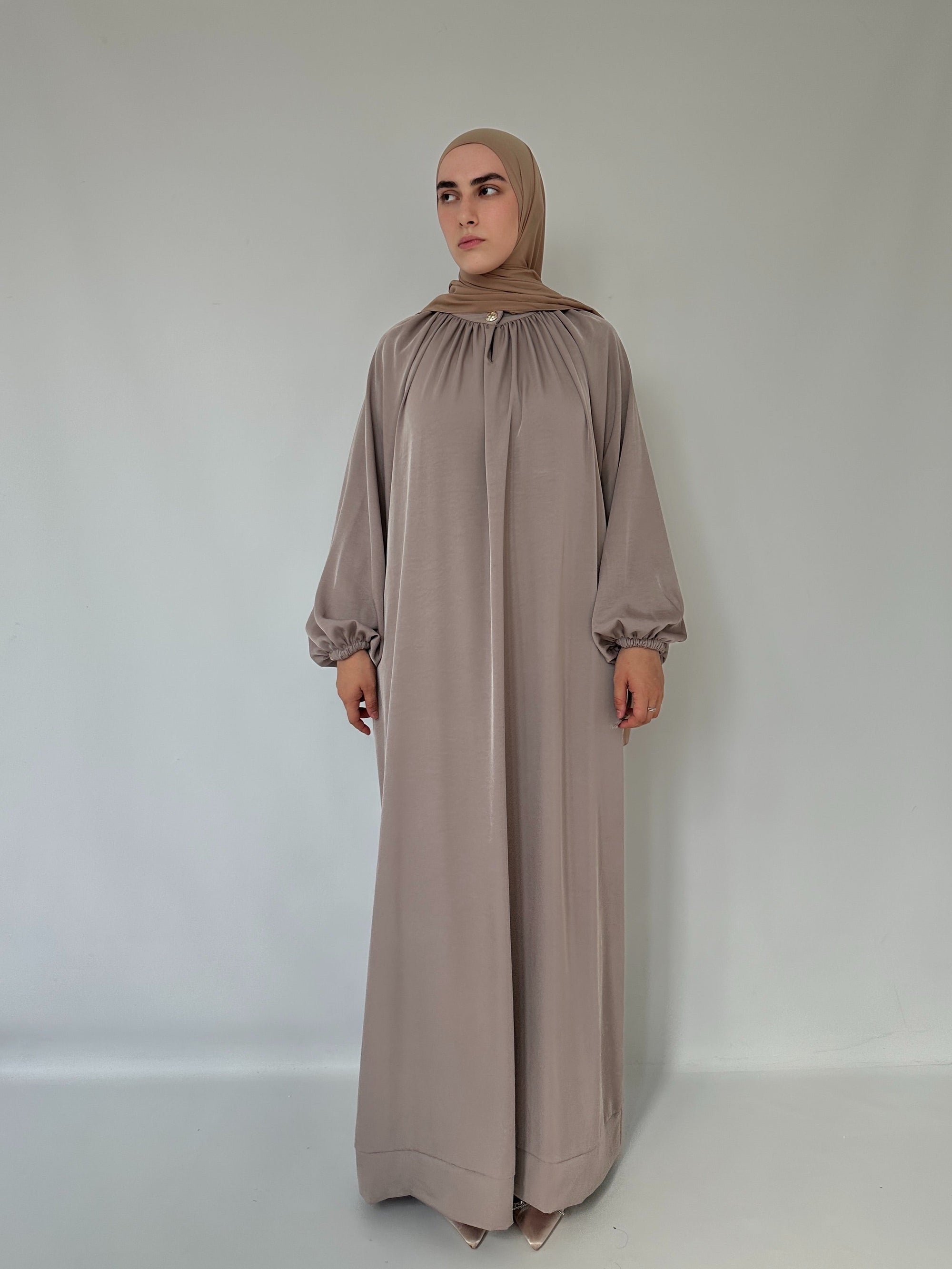 ABAYA HALA TAUPE