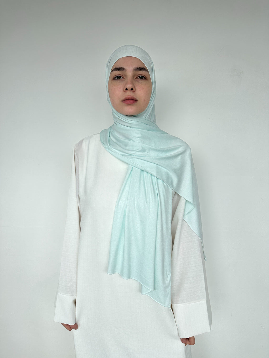 HIJAB JERSEY VERT D’EAU