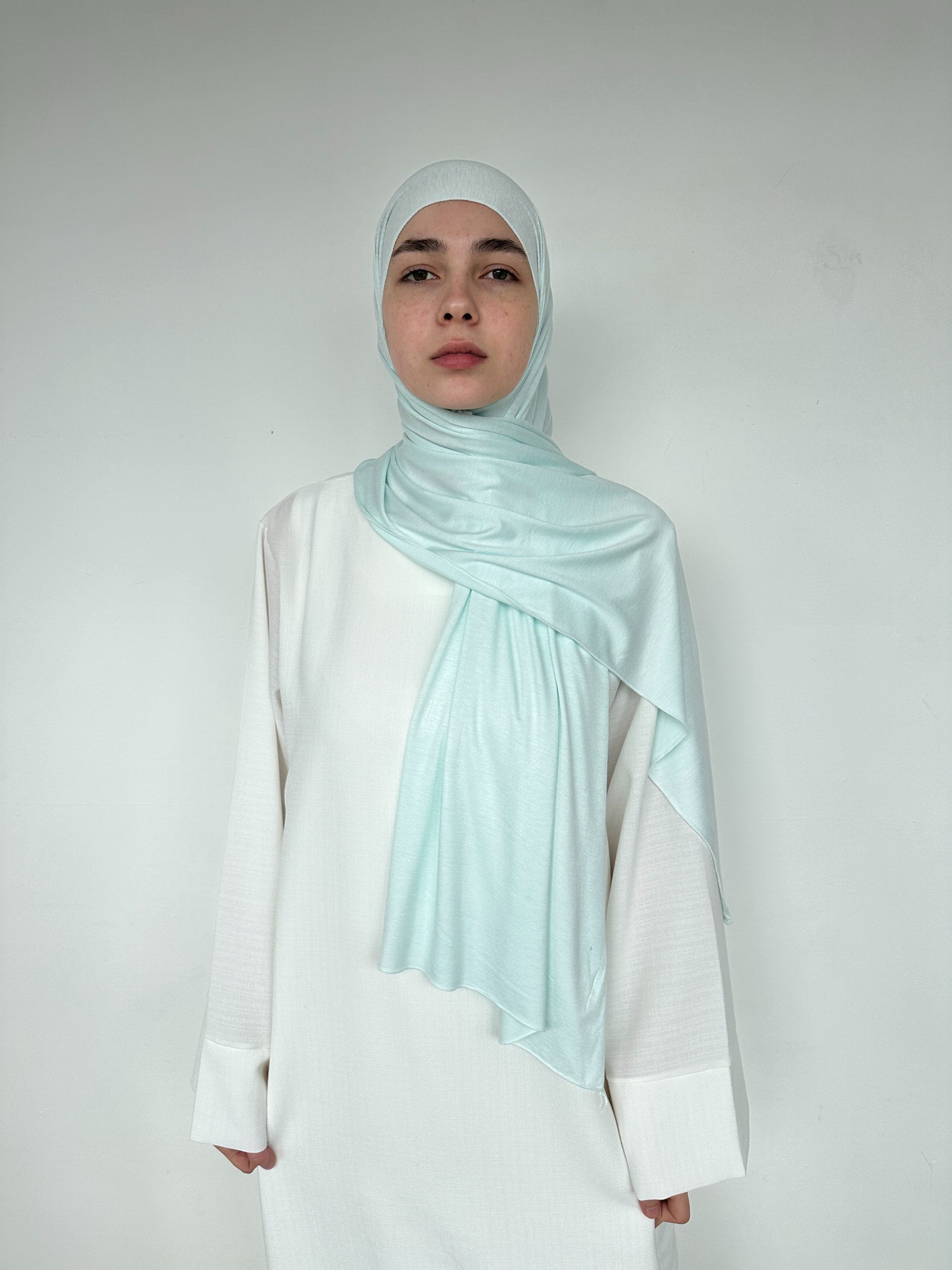 HIJAB JERSEY VERT D’EAU