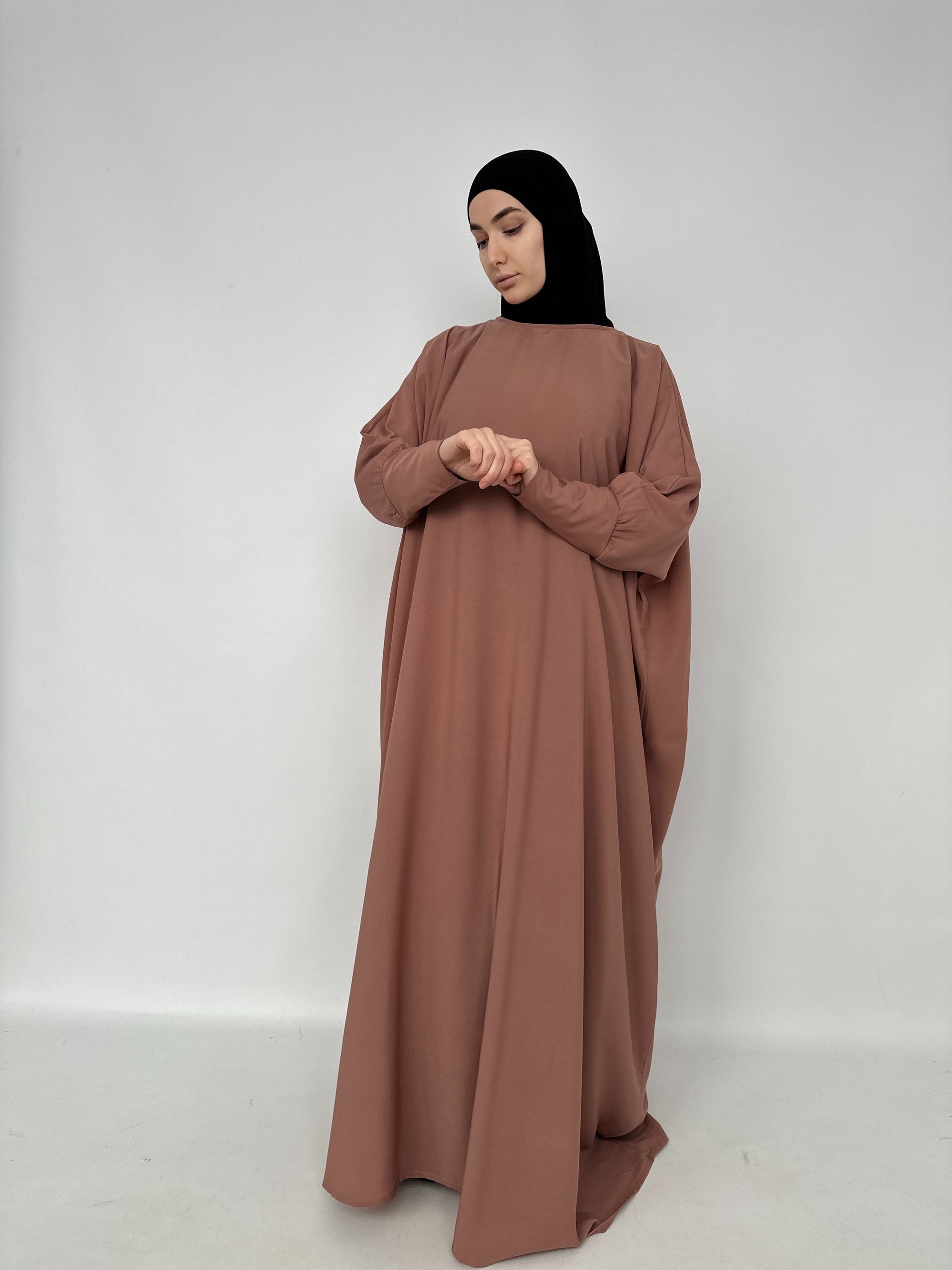 ABAYA SAMAL VIEUX ROSE