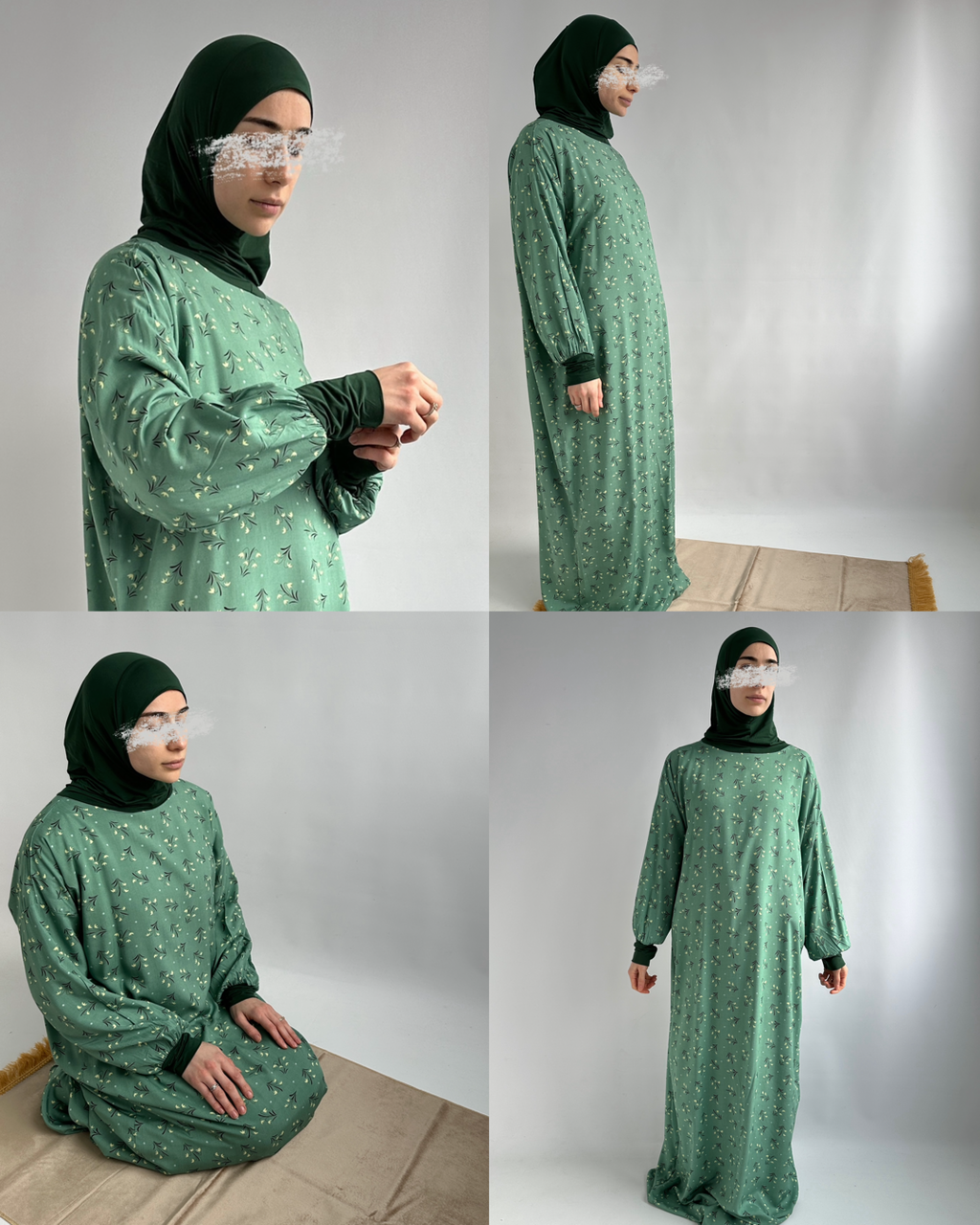 ROBE DE PRIÈRE AVEC CAGOULE