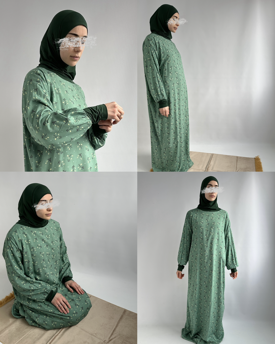ROBE DE PRIÈRE AVEC CAGOULE