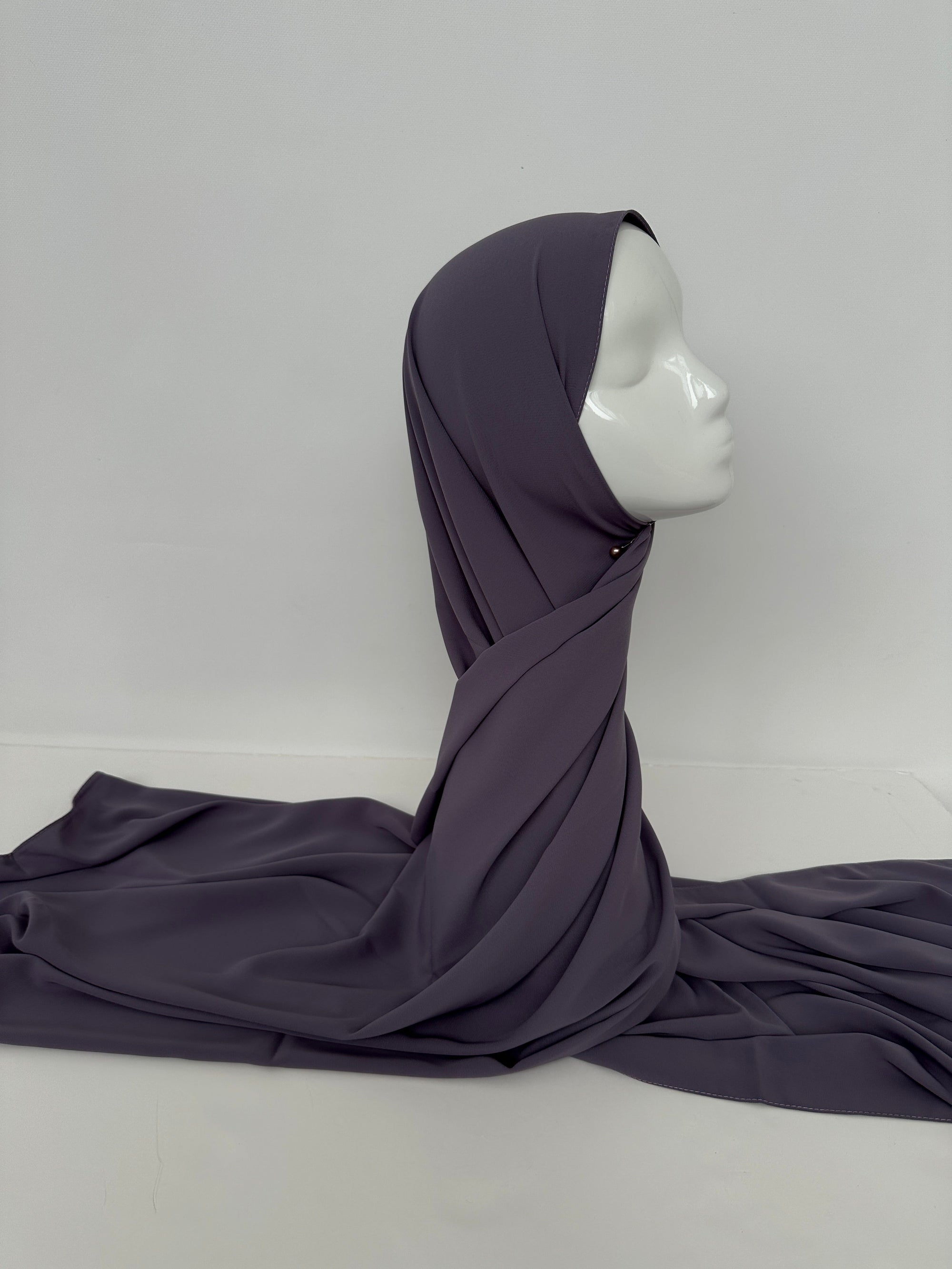 HIJAB SOIE DE MÉDINE LAVANDE