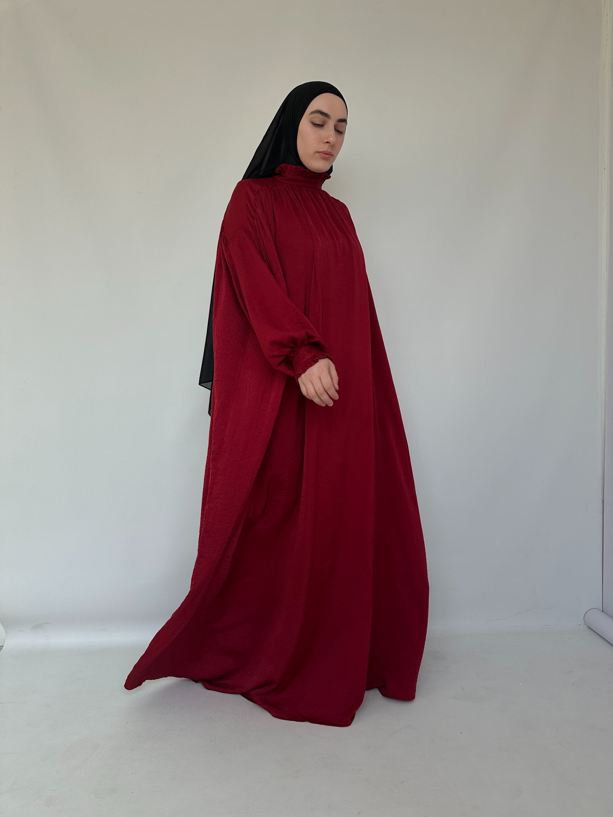 ABAYA SELENE BORDEAUX