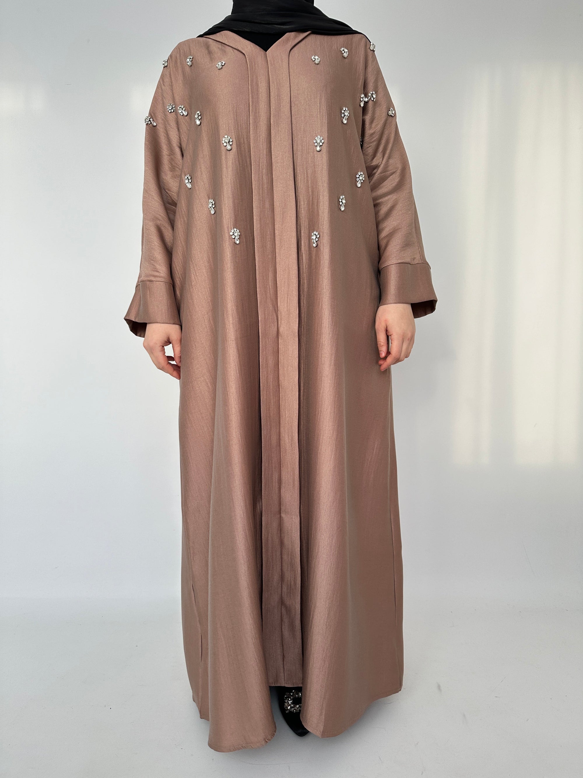 ABAYA LONGUE STRASS