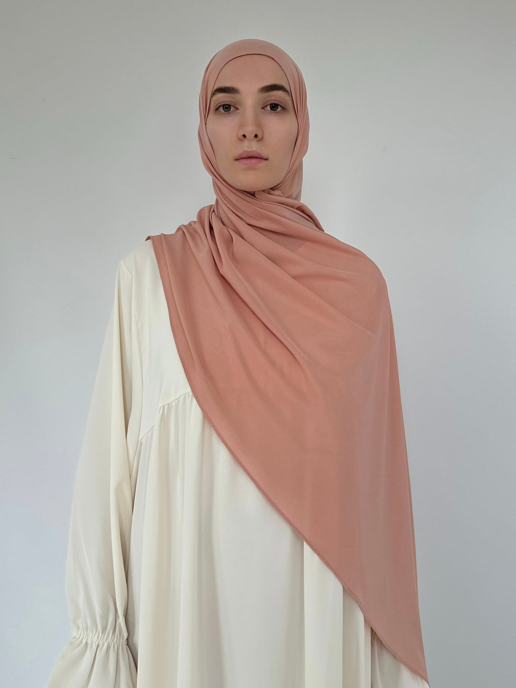 HIJAB JERSEY PLUME