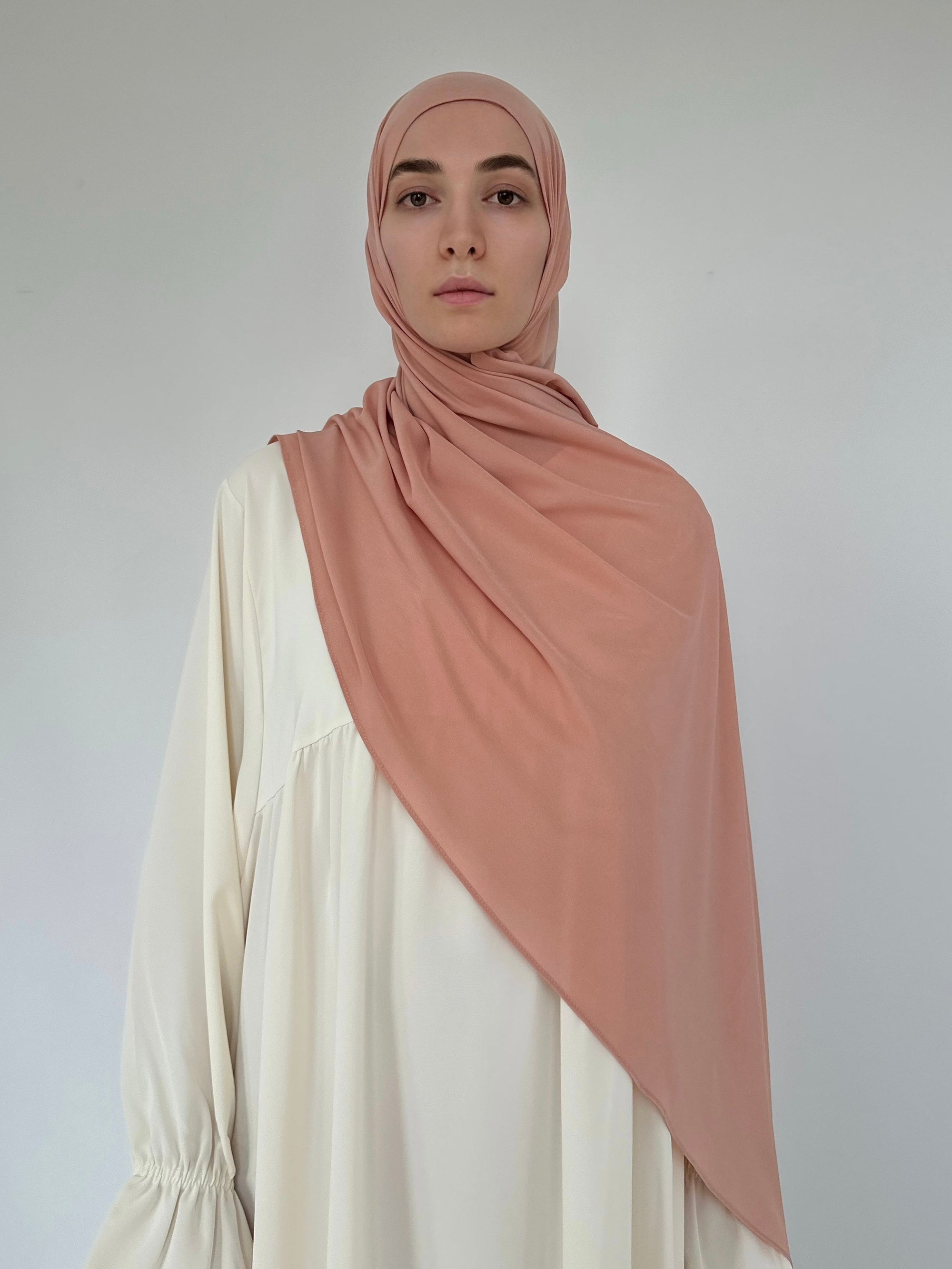 HIJAB JERSEY PLUME