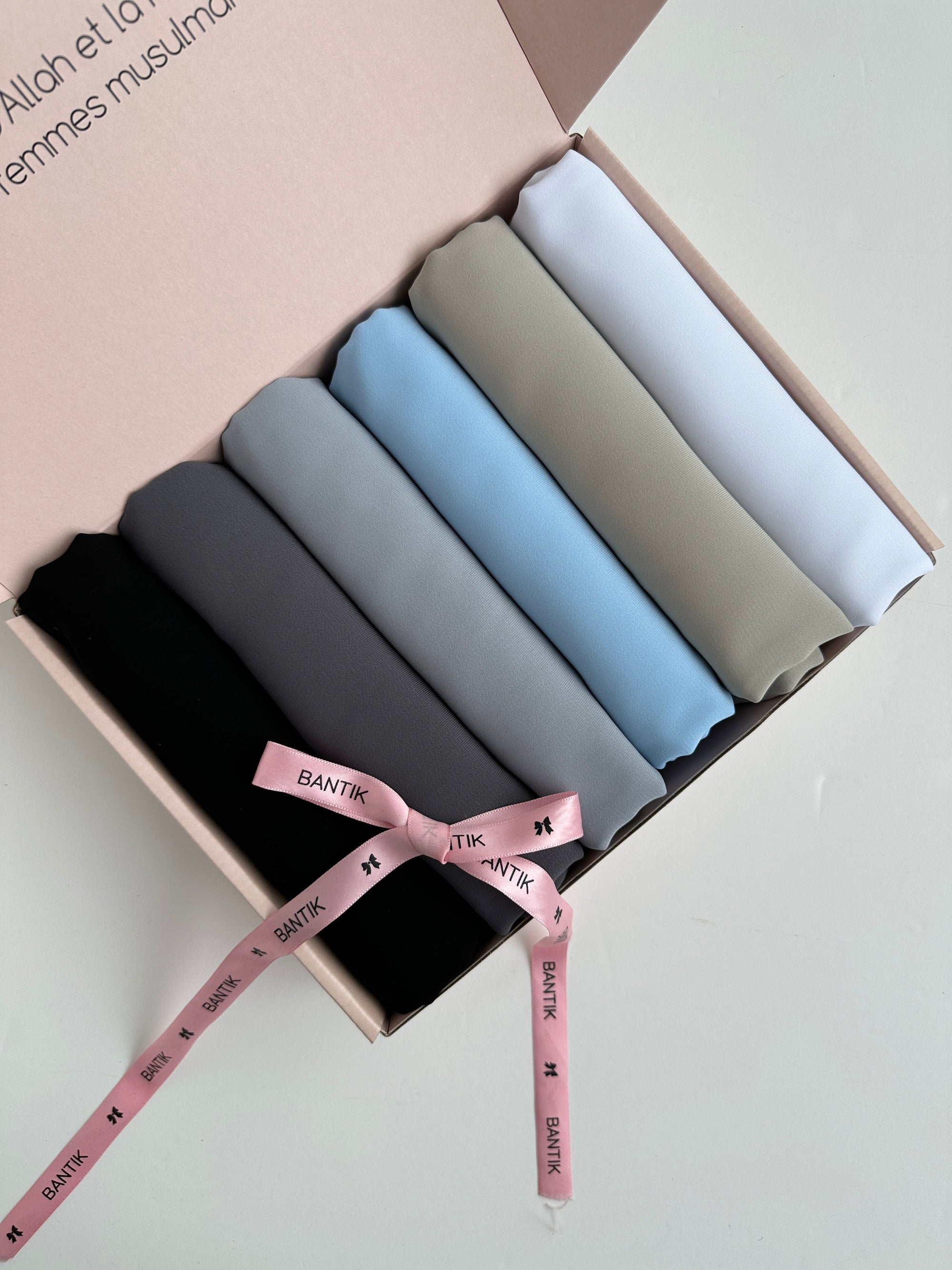 BOX SIX HIJABS SOIE DE MÈDINE