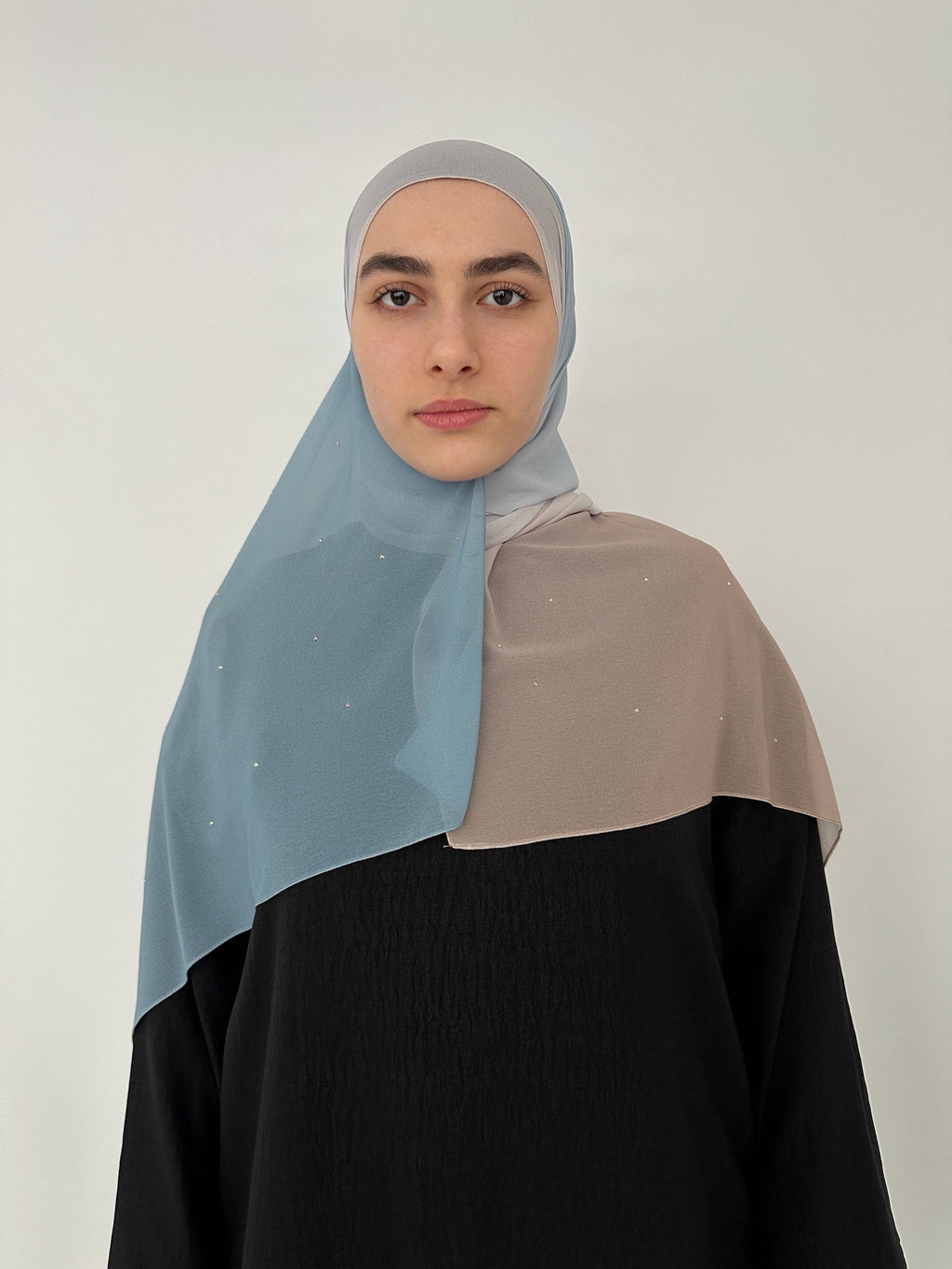 Hijab mousseline dégradé