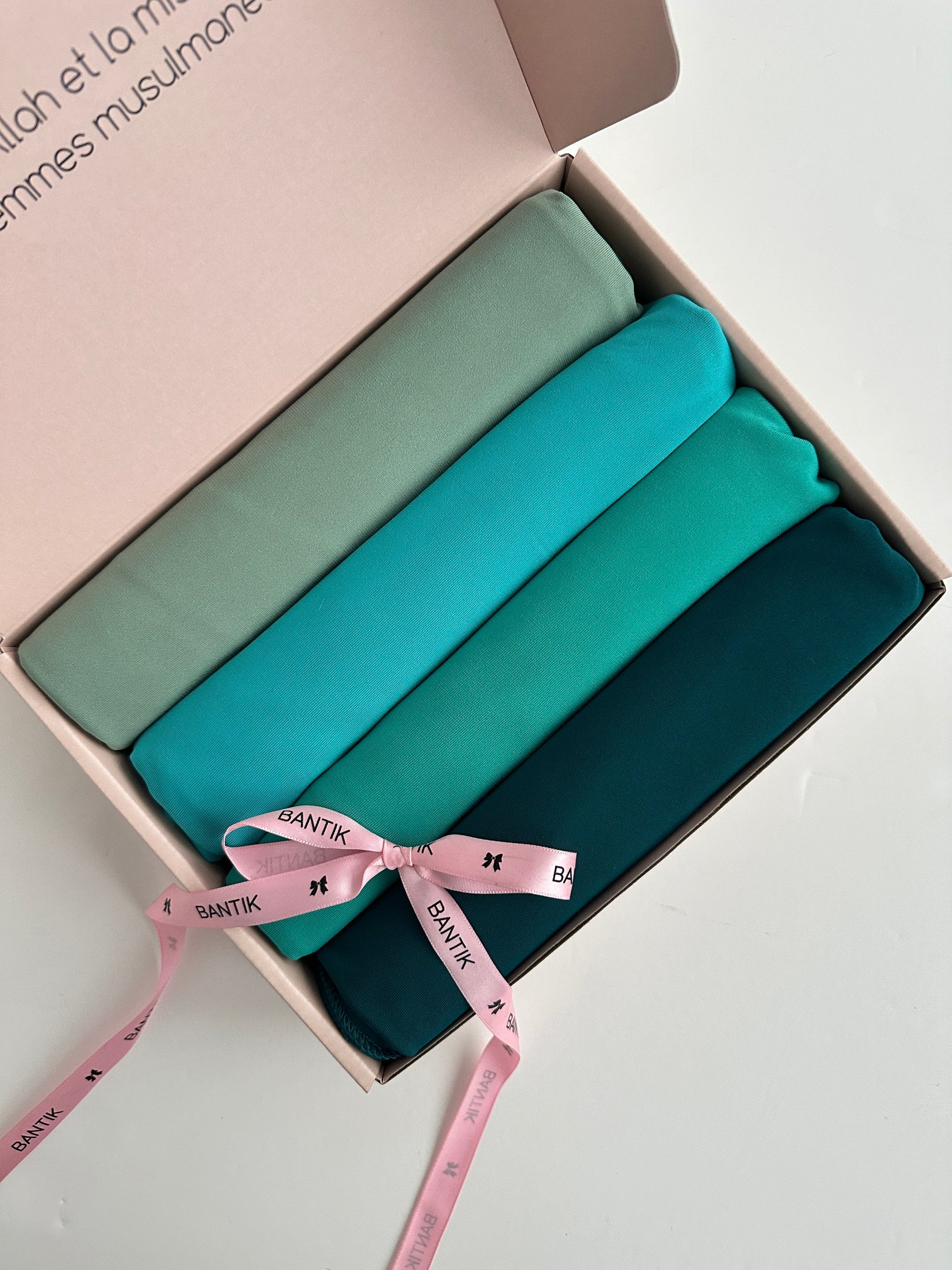 BOX 4 HIJABS JERSEY PREMIUM XL À NOUER