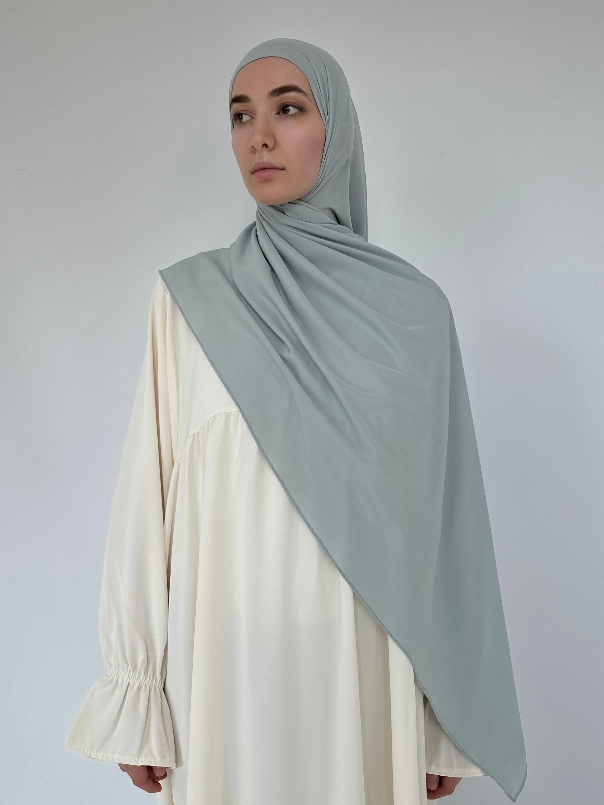 HIJAB JERSEY PLUME