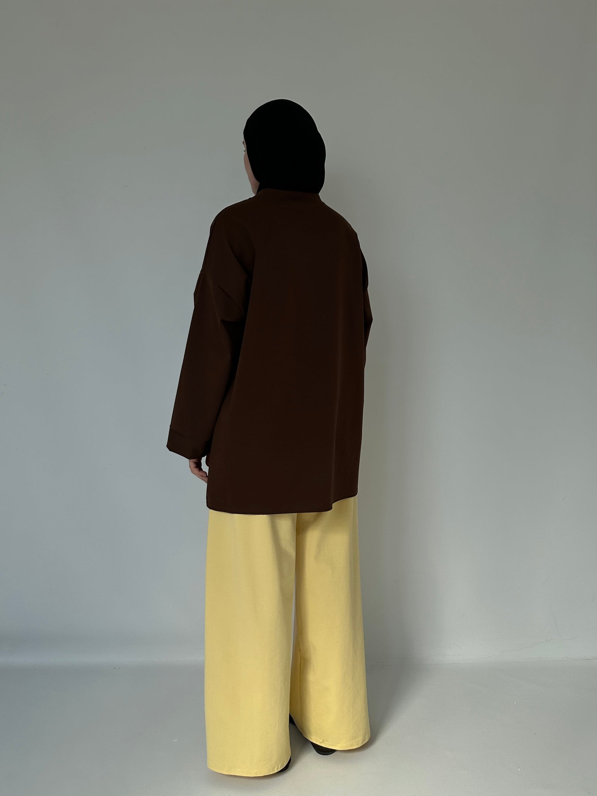 T-SHIRT OVERSIZE CHOCOLATE