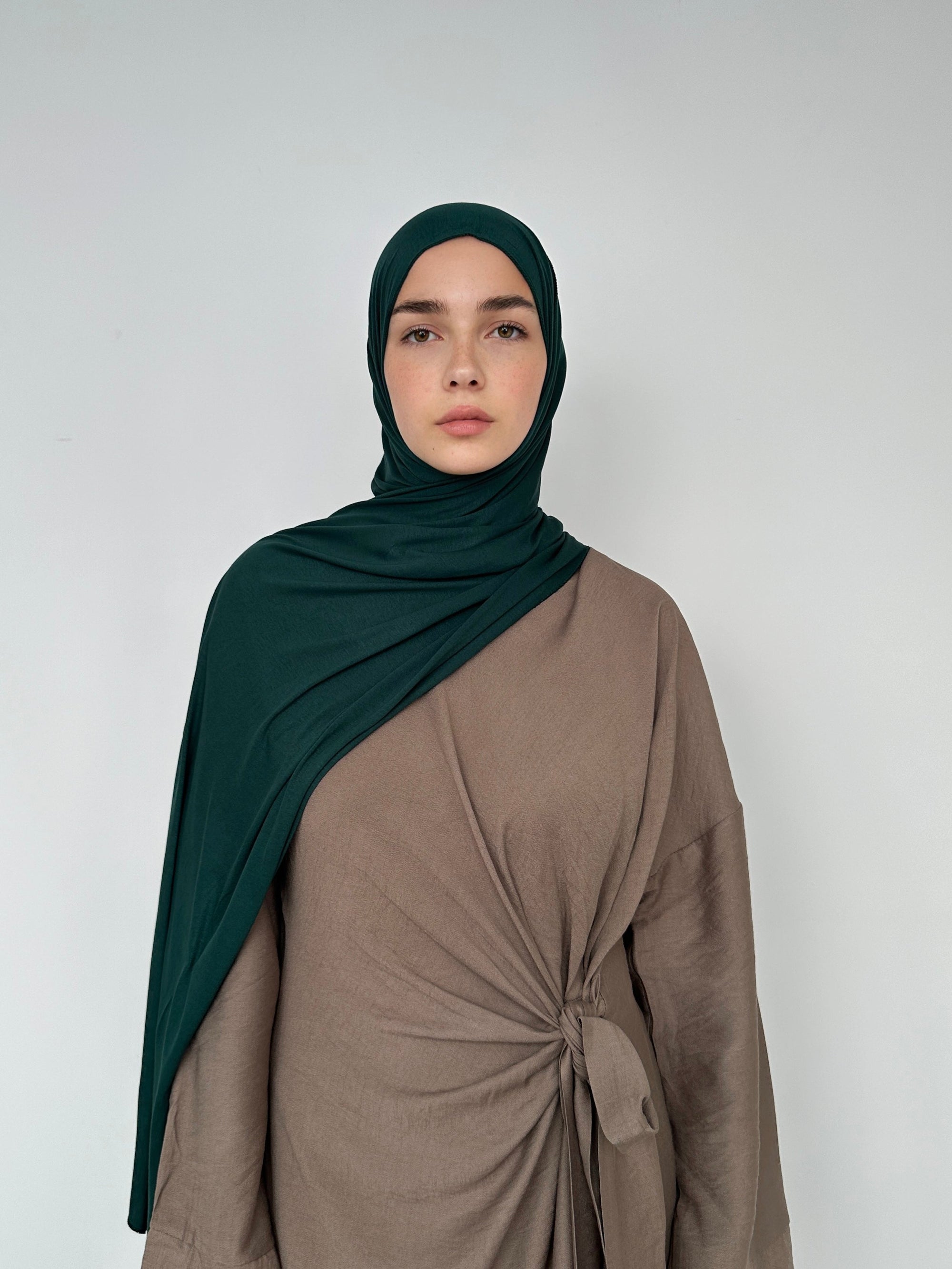 HIJAB JERSEY À ENFILER VERT