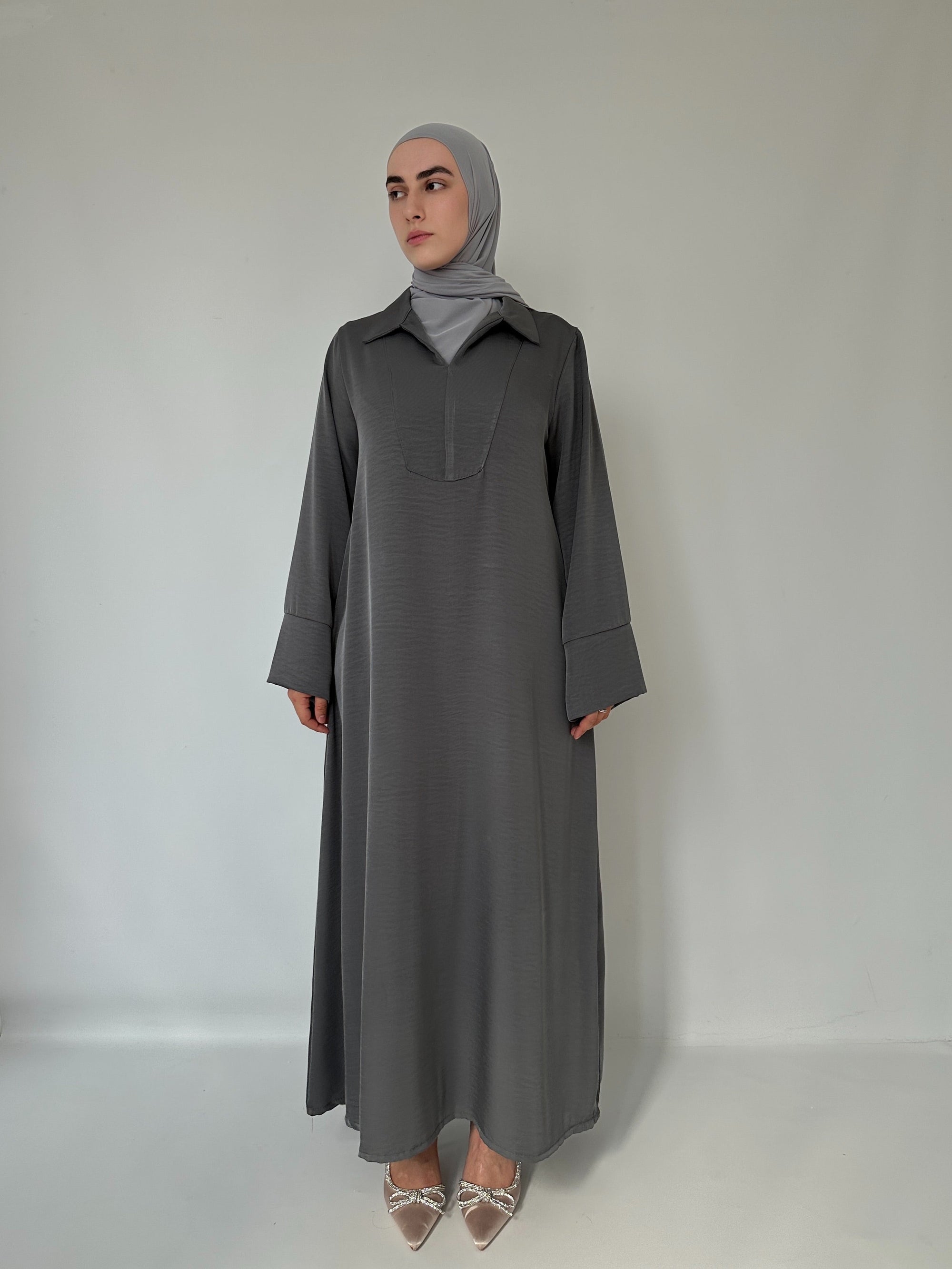 ABAYA AURA GRIS