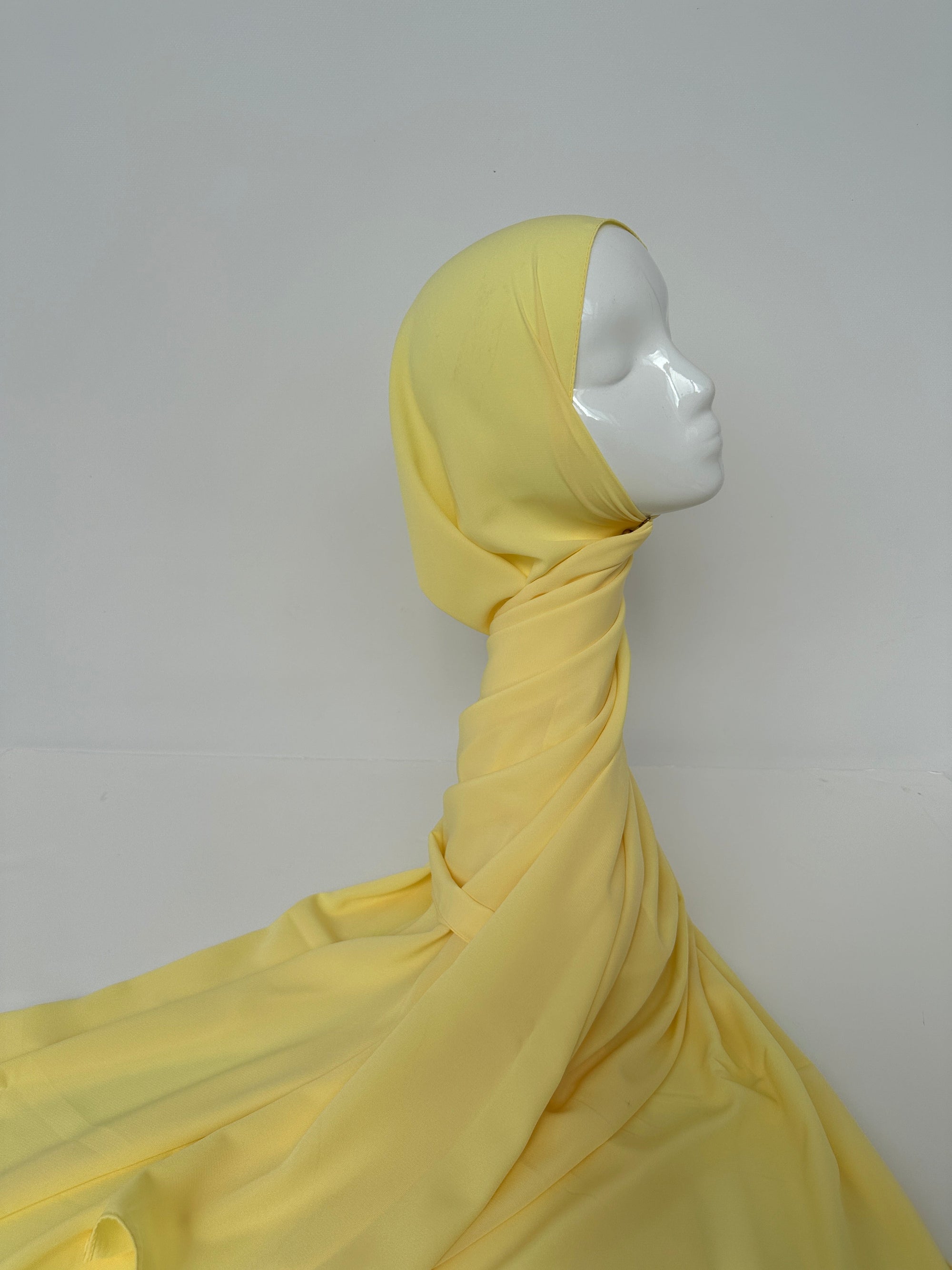 HIJAB SOIE DE MÉDINE CITRON