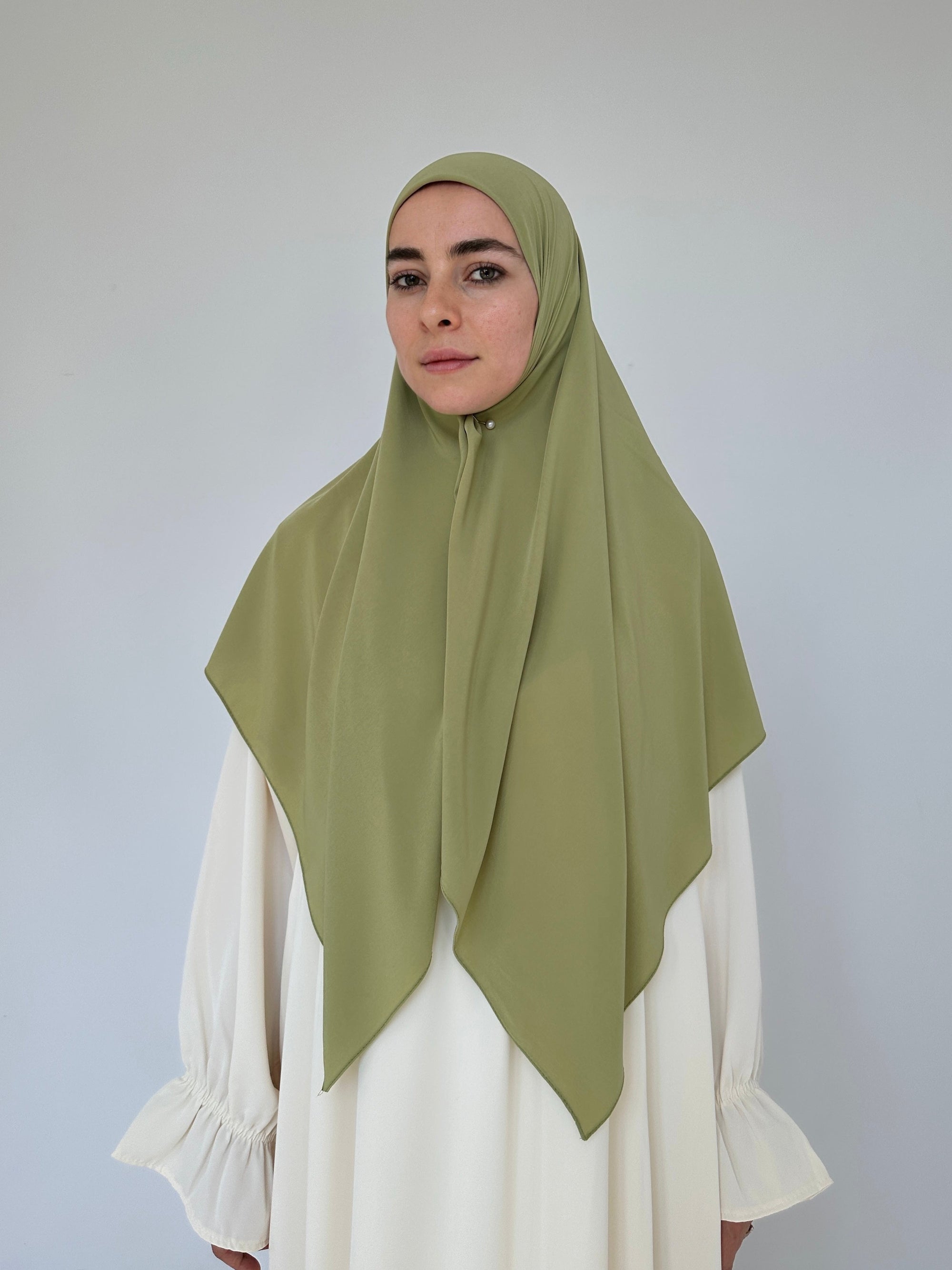 HIJAB CARRÉ JERSEY PLUME