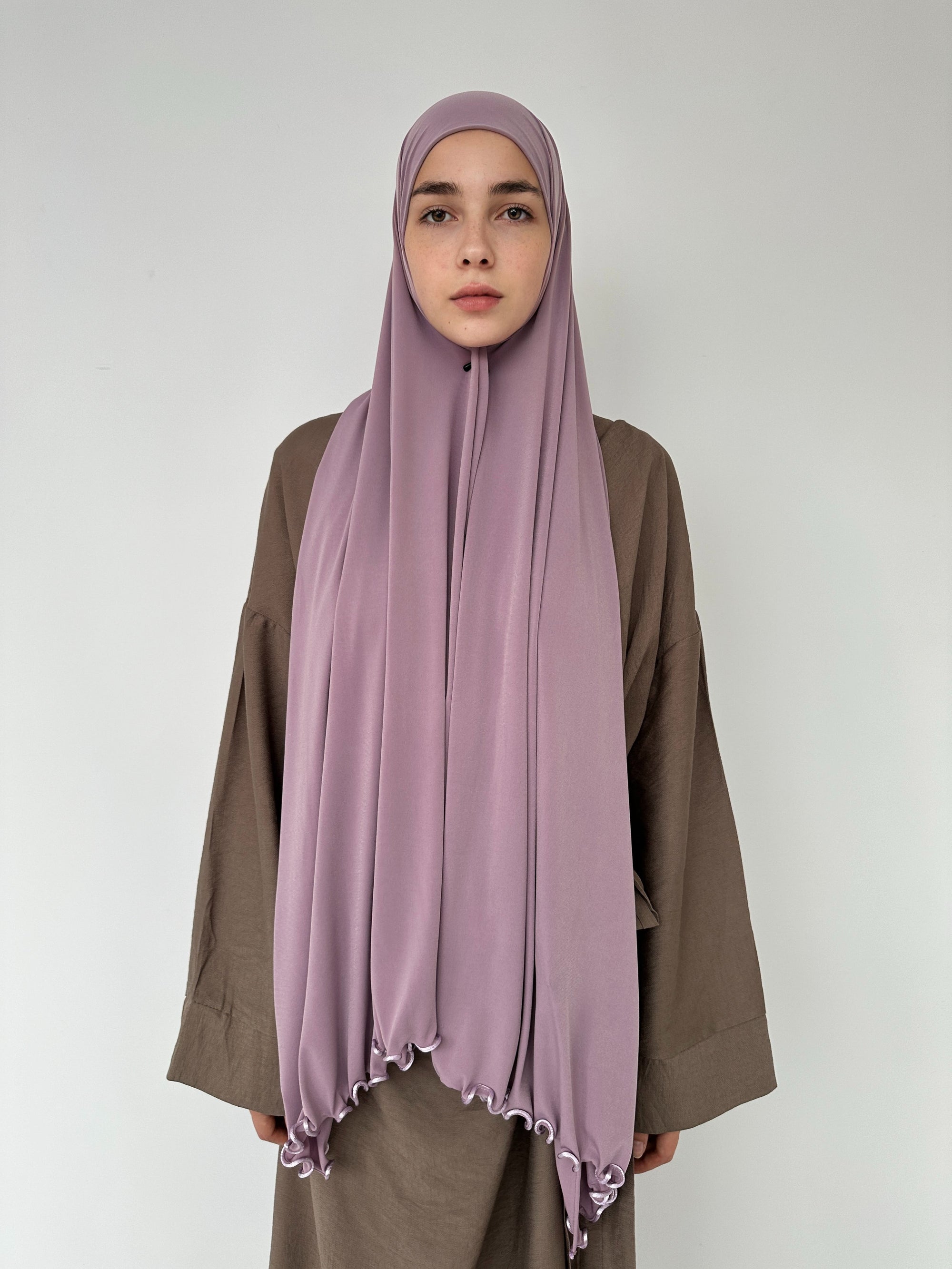 HIJAB JERSEY LUXE FRISÉE LILAS