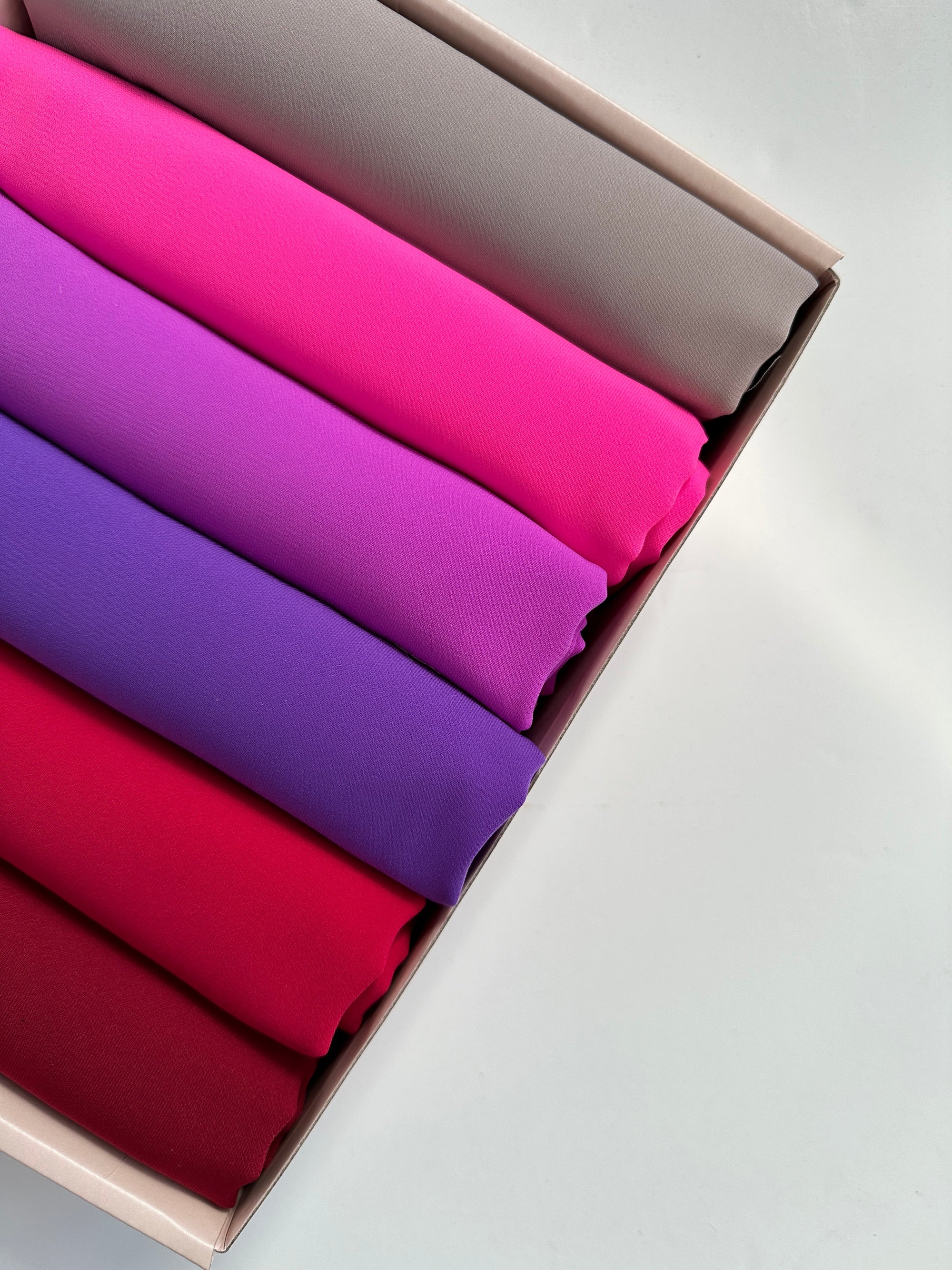 BOX 6 HIJABS SOIE DE MÈDINE