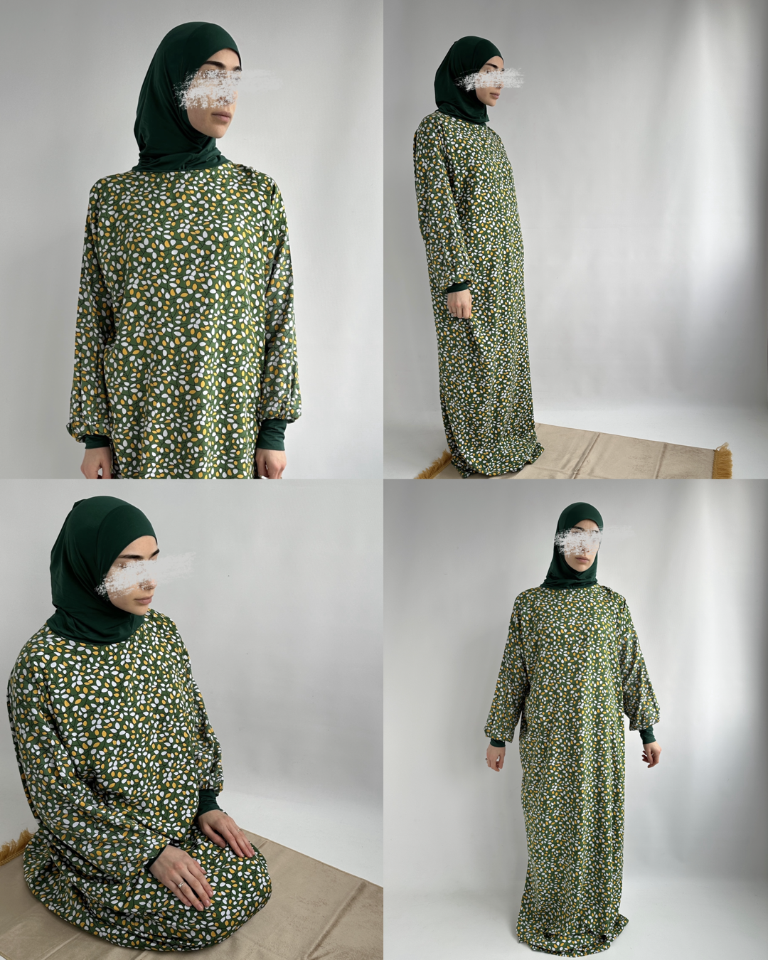 ROBE DE PRIÈRE AVEC CAGOULE