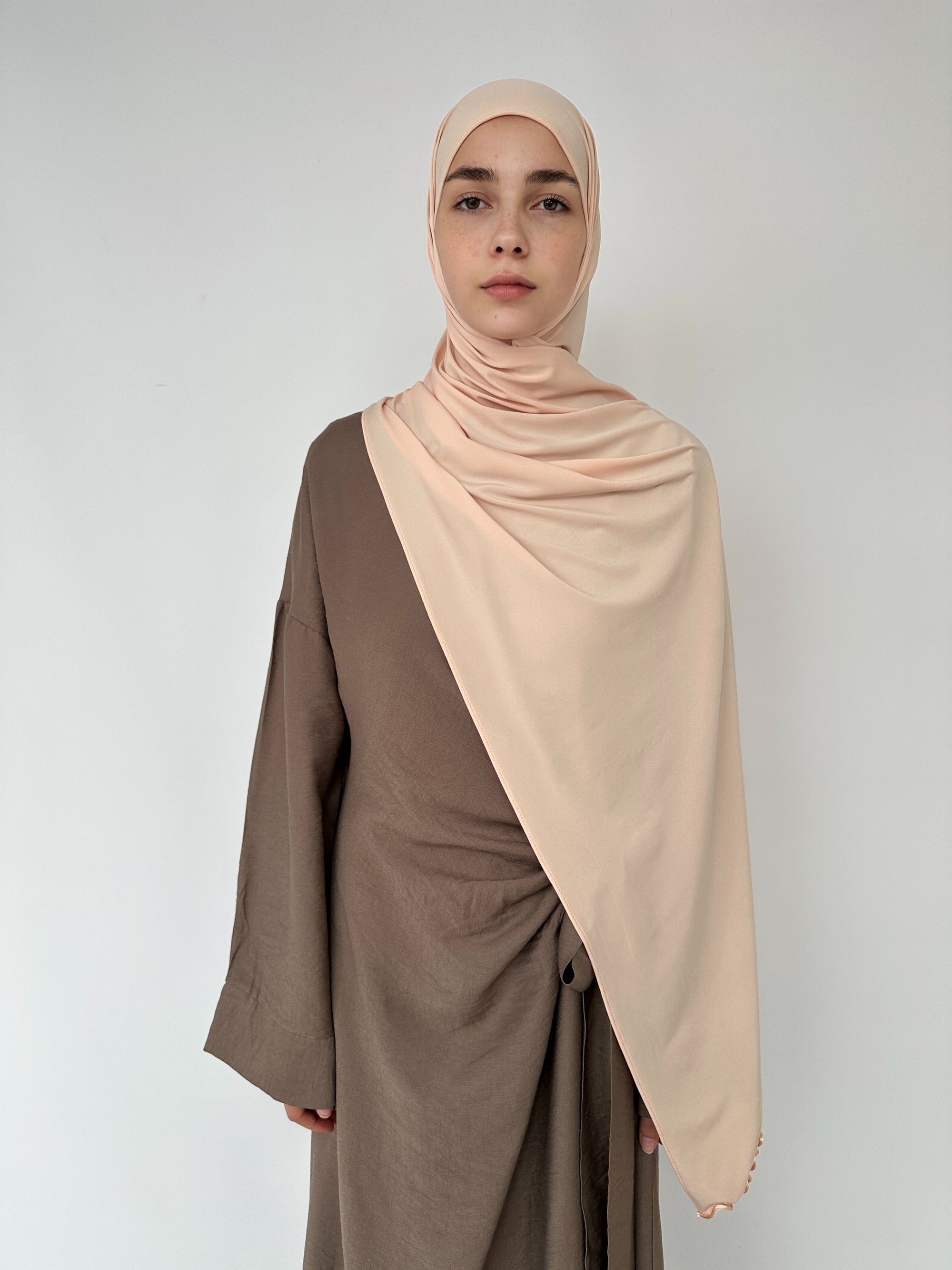 HIJAB JERSEY LUXE FRISÉE BISQUE