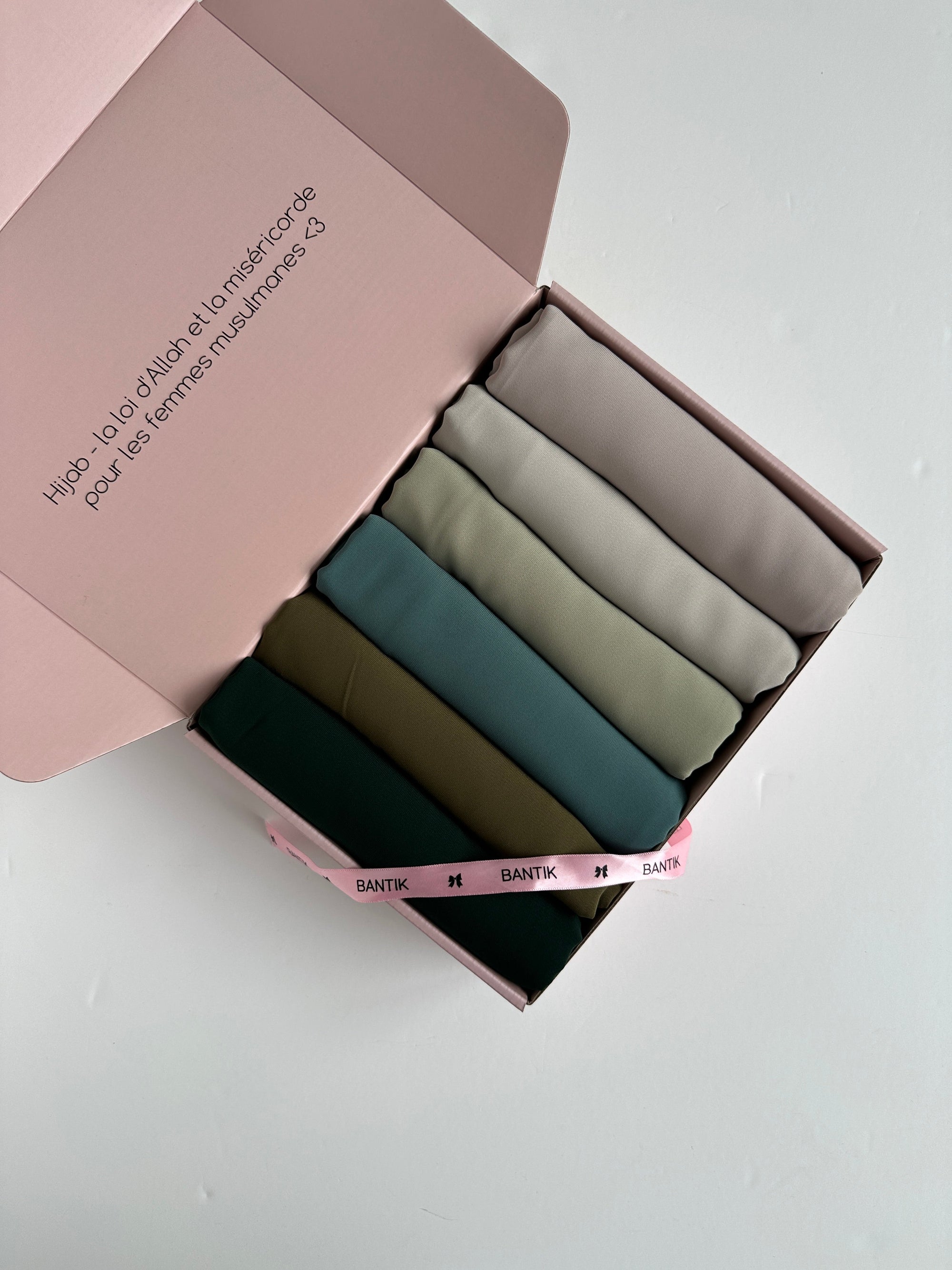 BOX SIX HIJABS SOIE DE MÈDINE