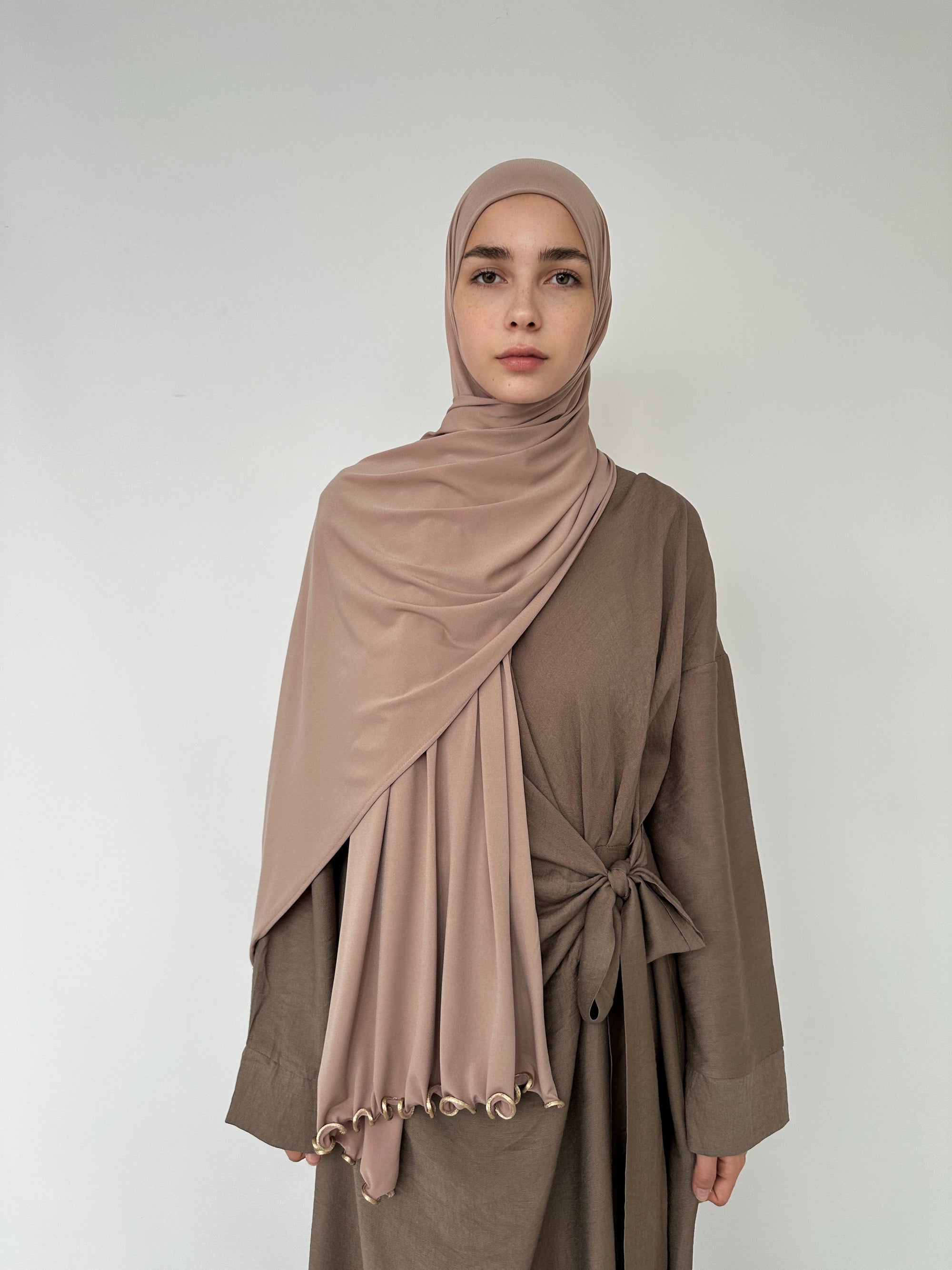 HIJAB JERSEY LUXE FRISÉE BEIGE