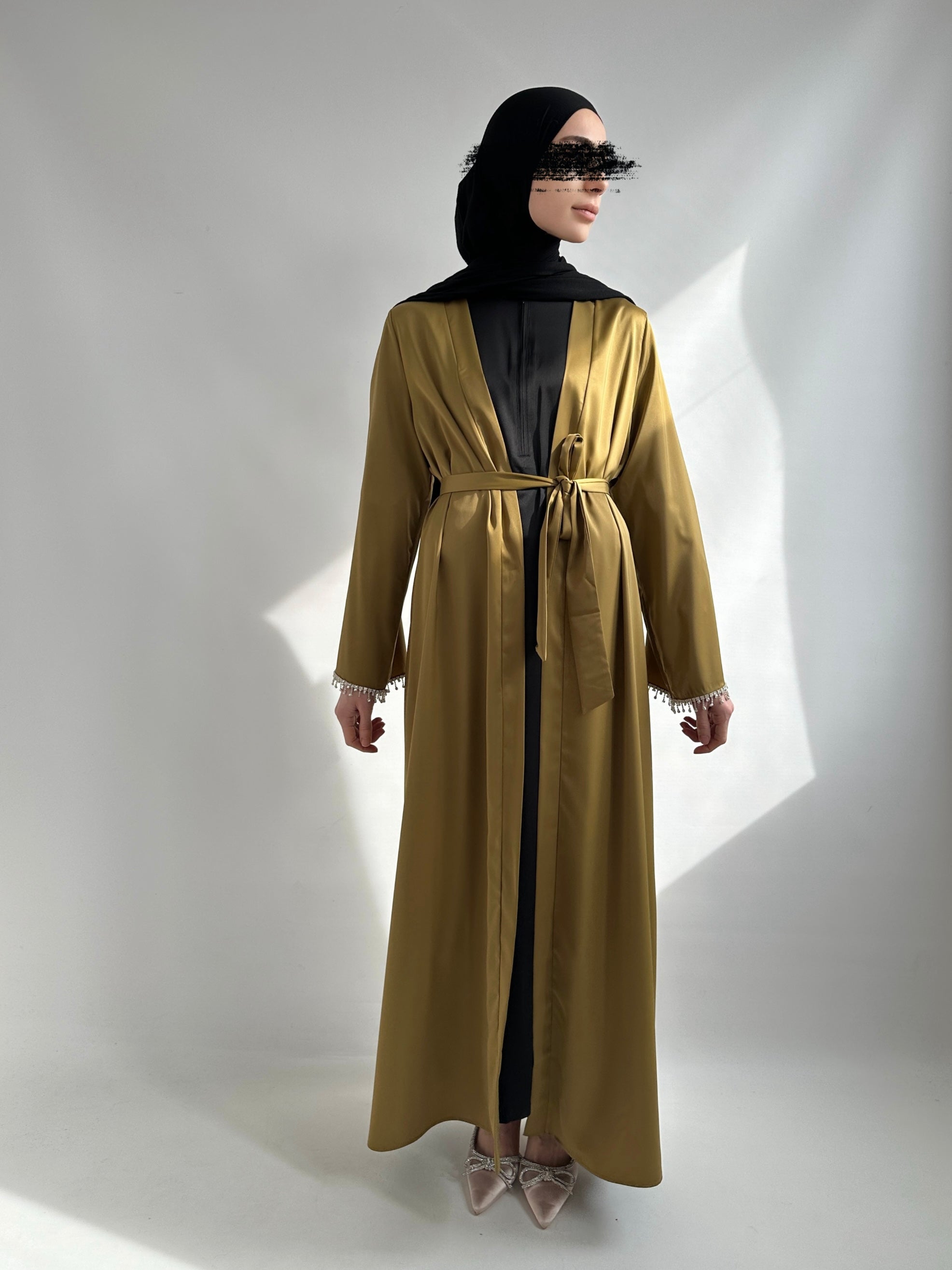 KIMONO DE SOIRÉE OLIVE