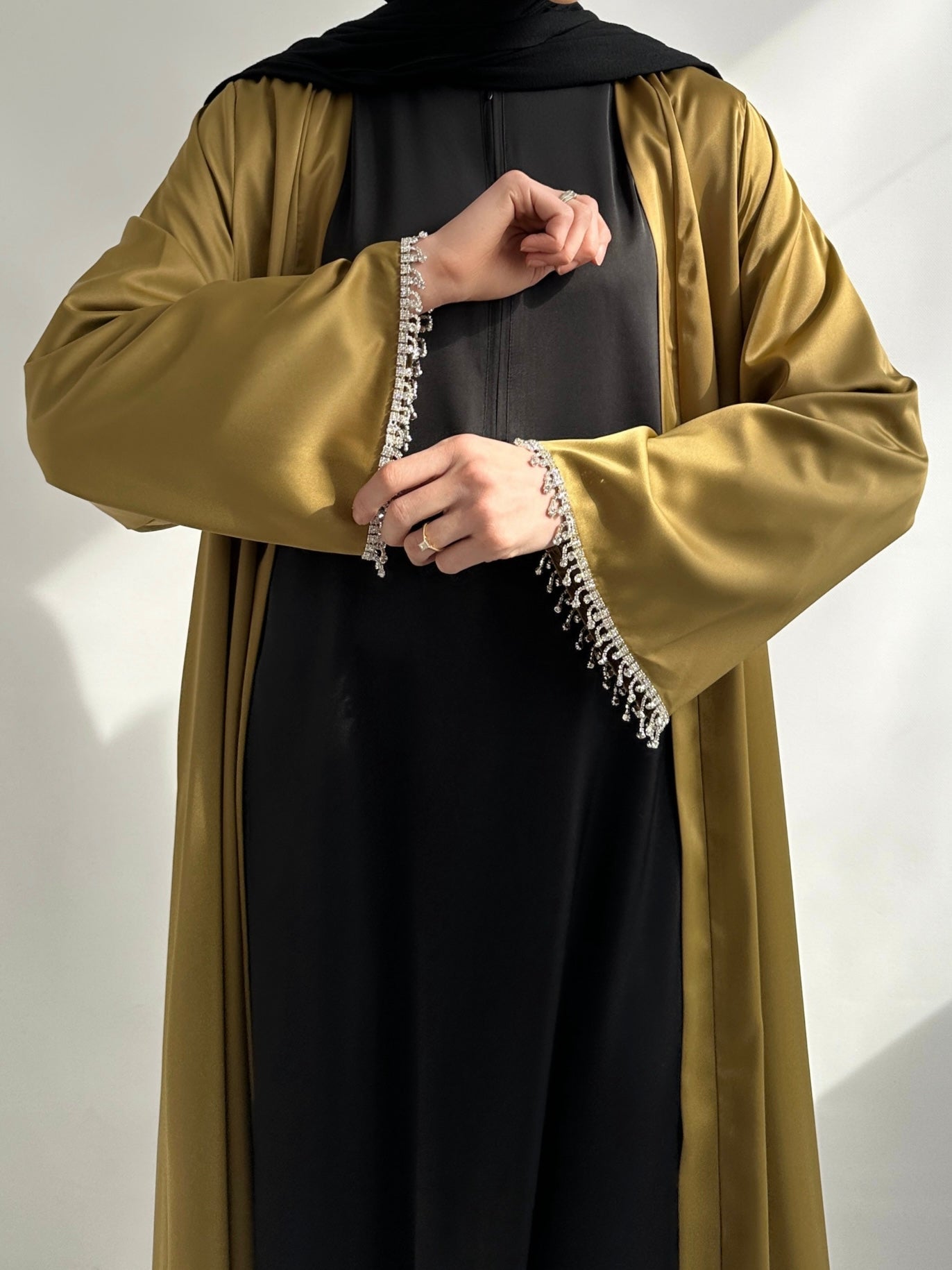 KIMONO DE SOIRÉE OLIVE