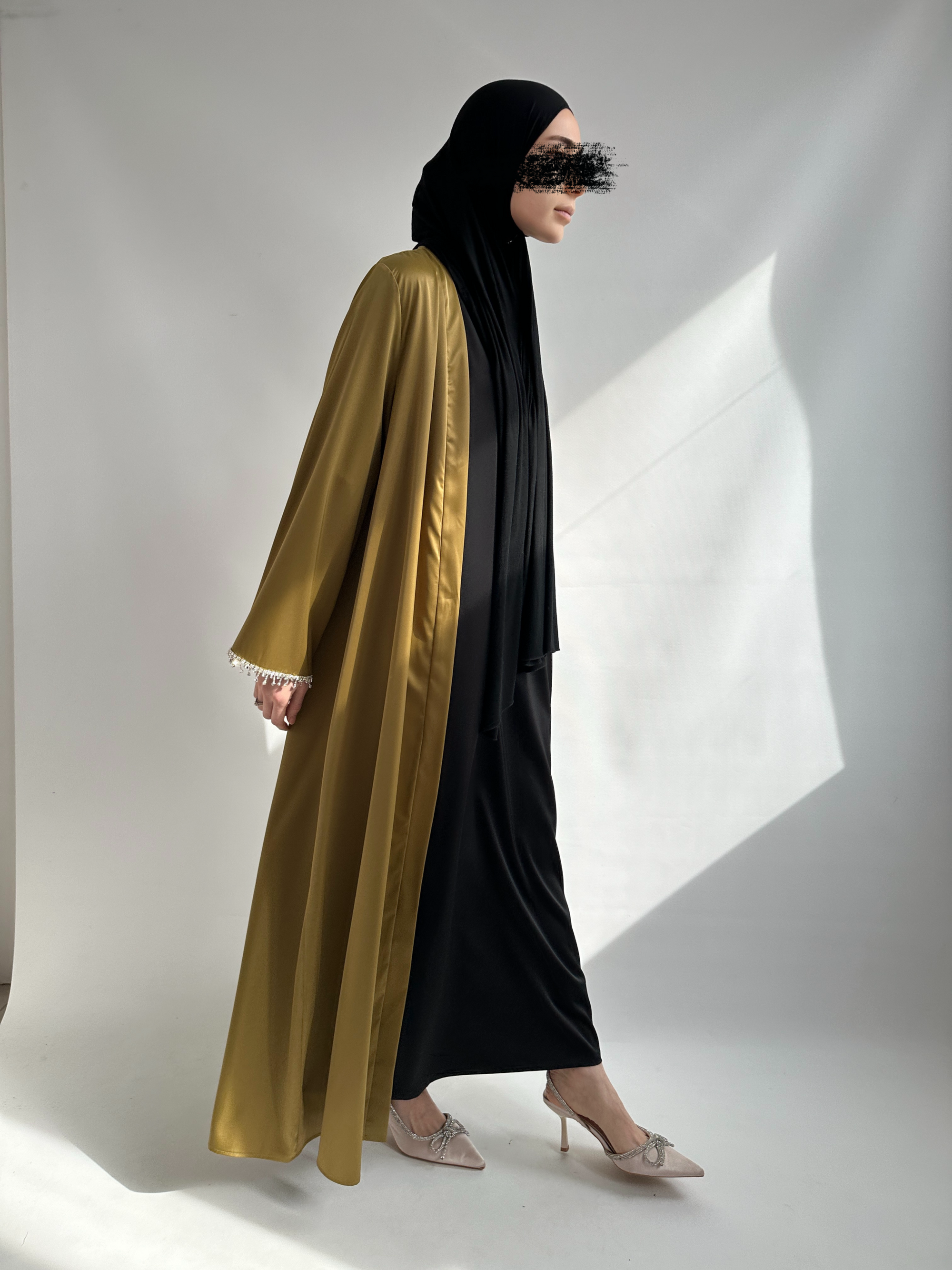 KIMONO DE SOIRÉE OLIVE