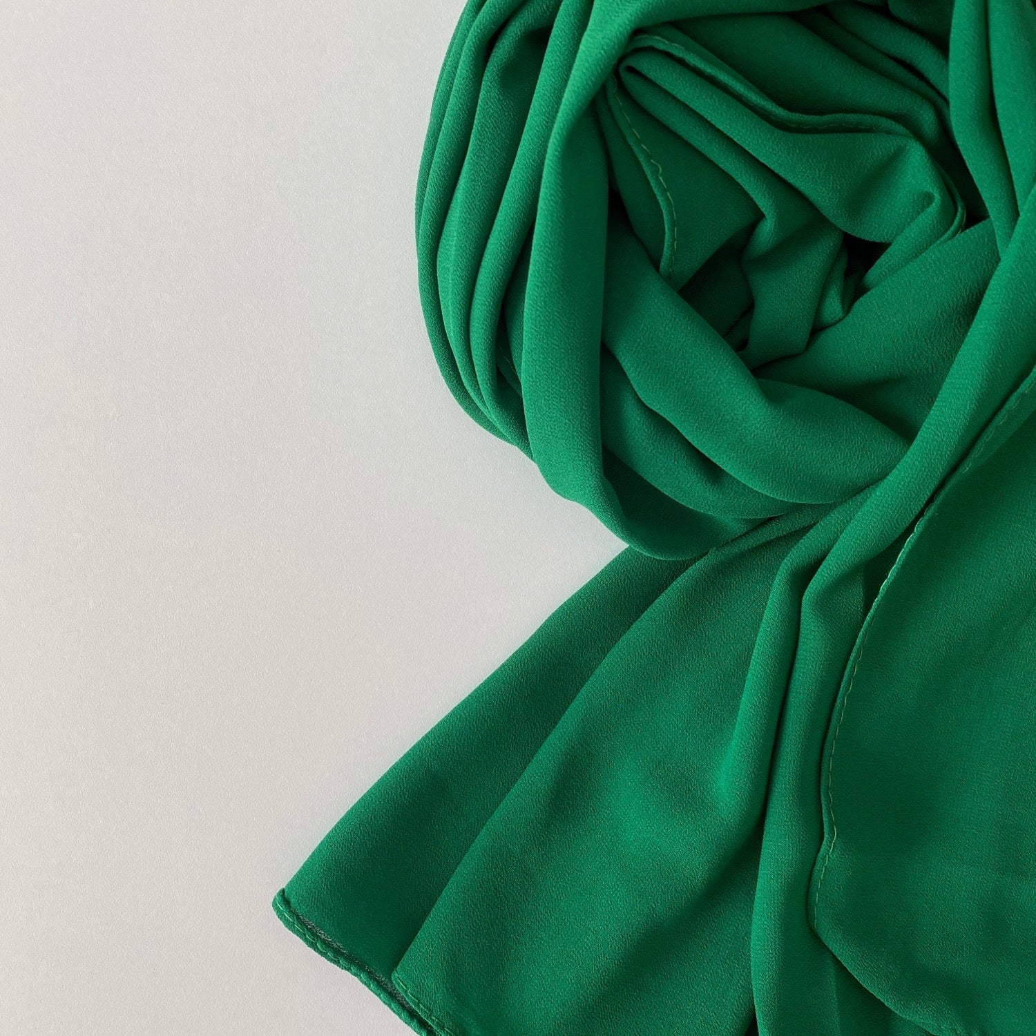 VERT ÉCLAT HIJAB MOUSSELINE