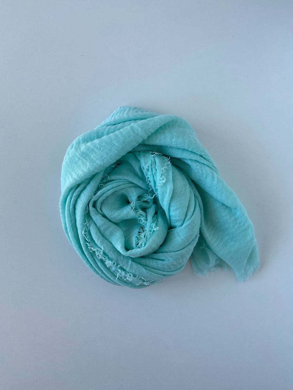 HIJAB MAXI CHÂLE VERT D’EAU