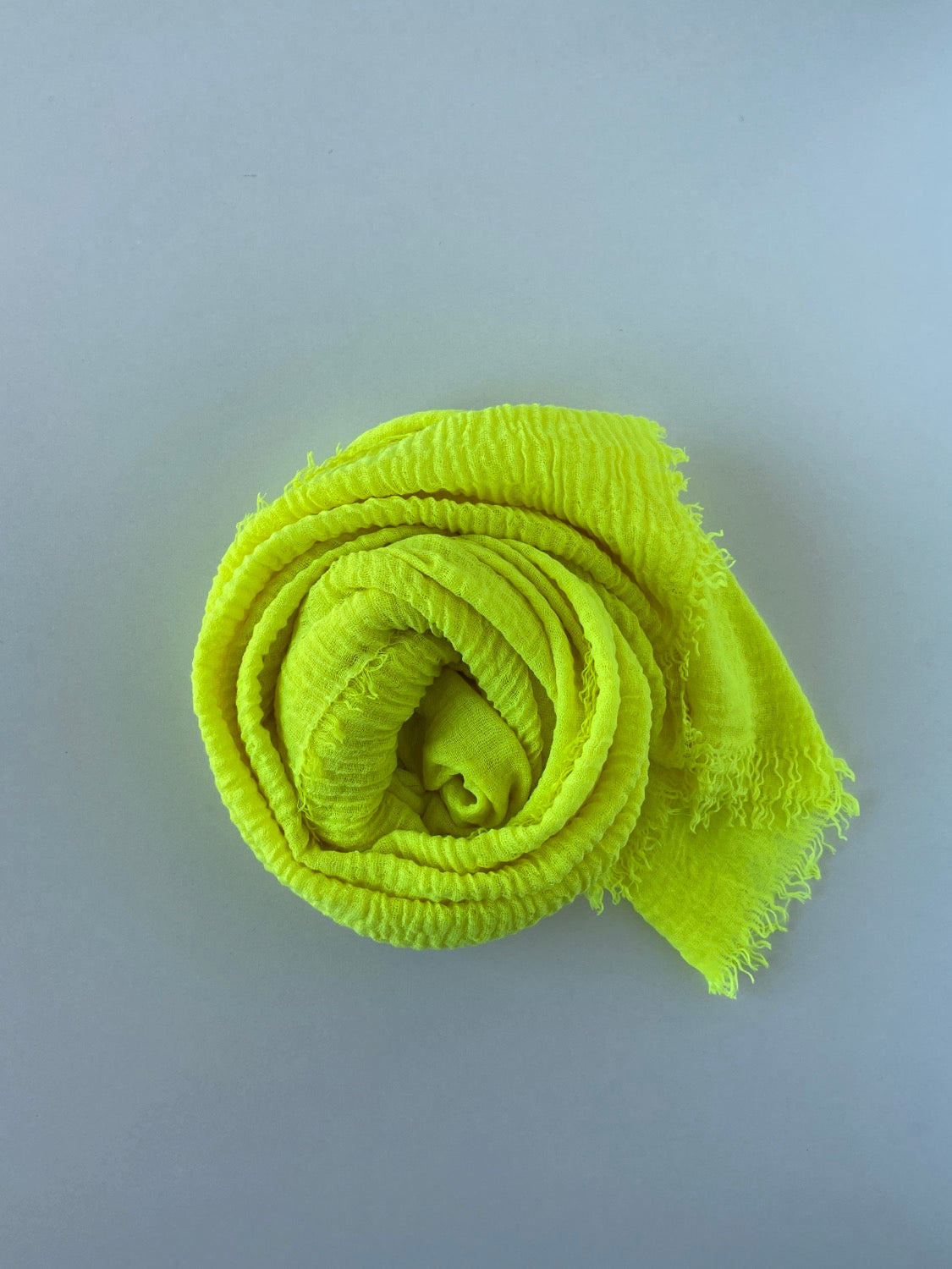 HIJAB MAXI CHÂLE JAUNE FLASHY