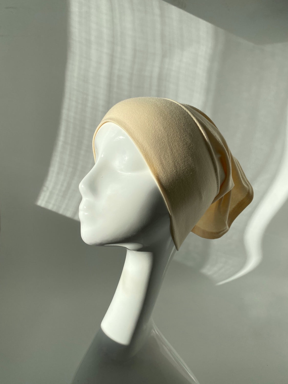 BONNET HIJAB CRÈME