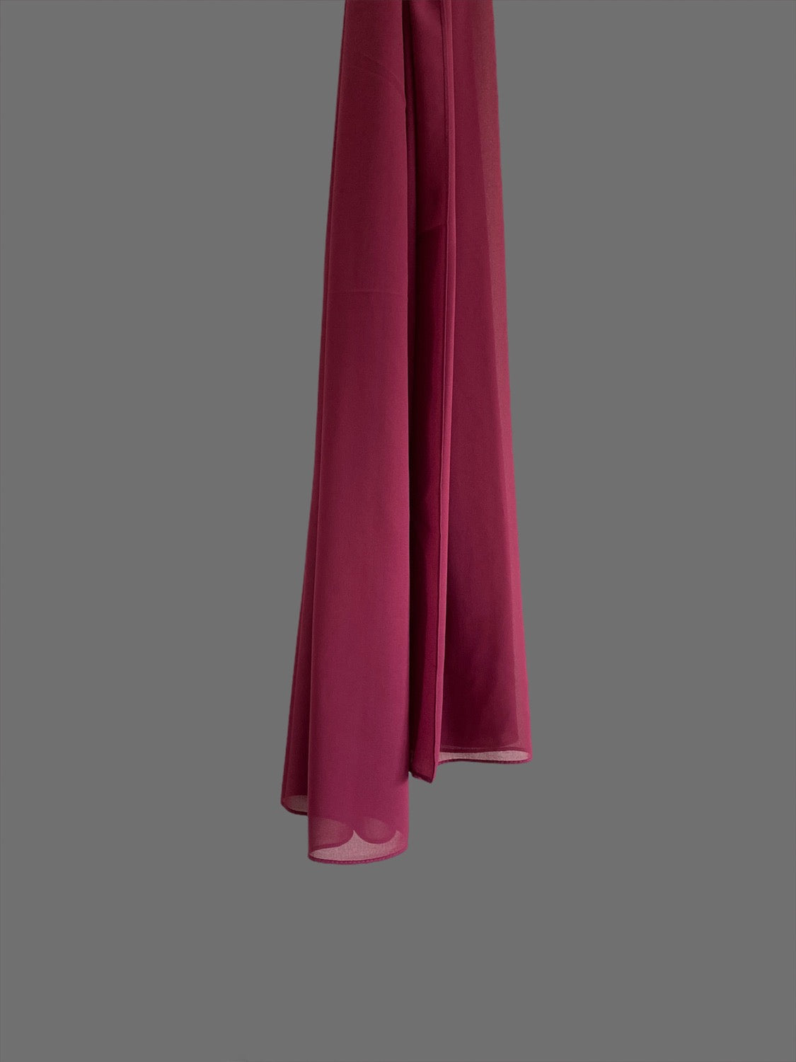 CERISE HIJAB MOUSSELINE