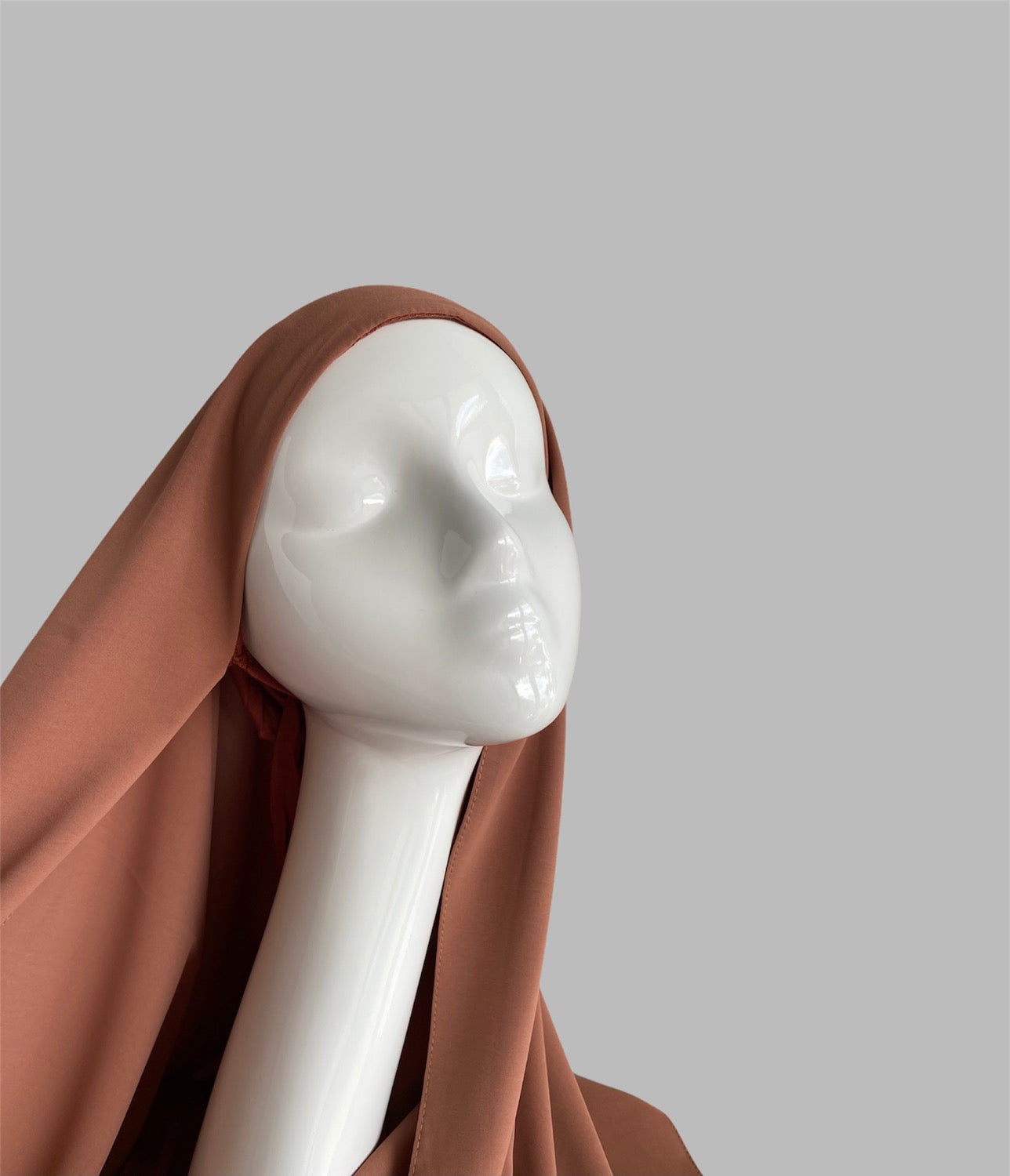 Hijab à enfiler nacarat