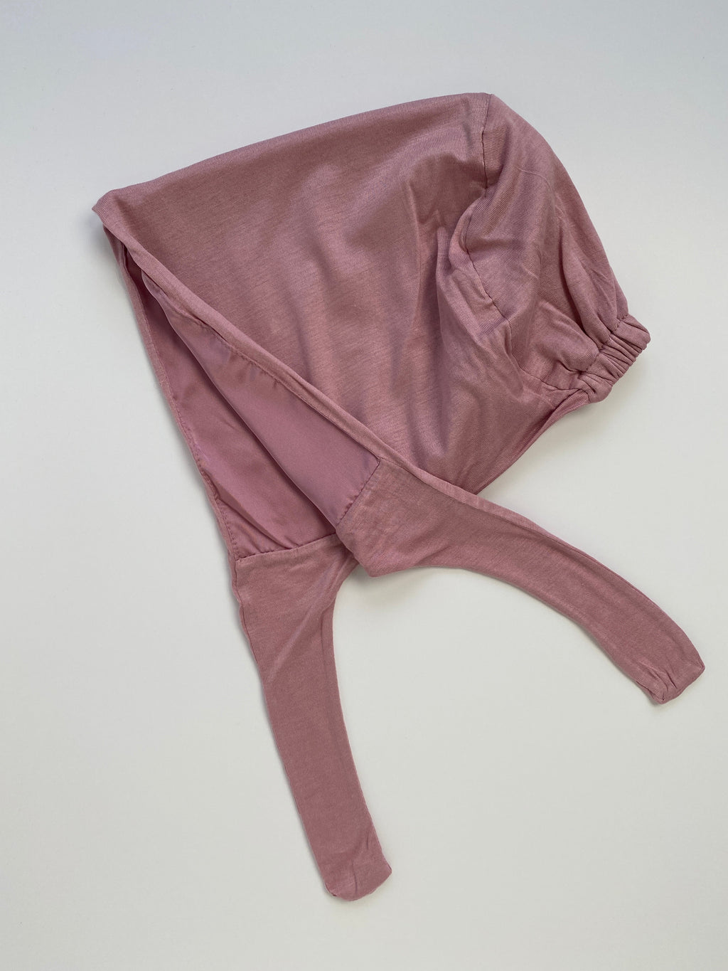 BONNET SOIE ROSE PÂLE