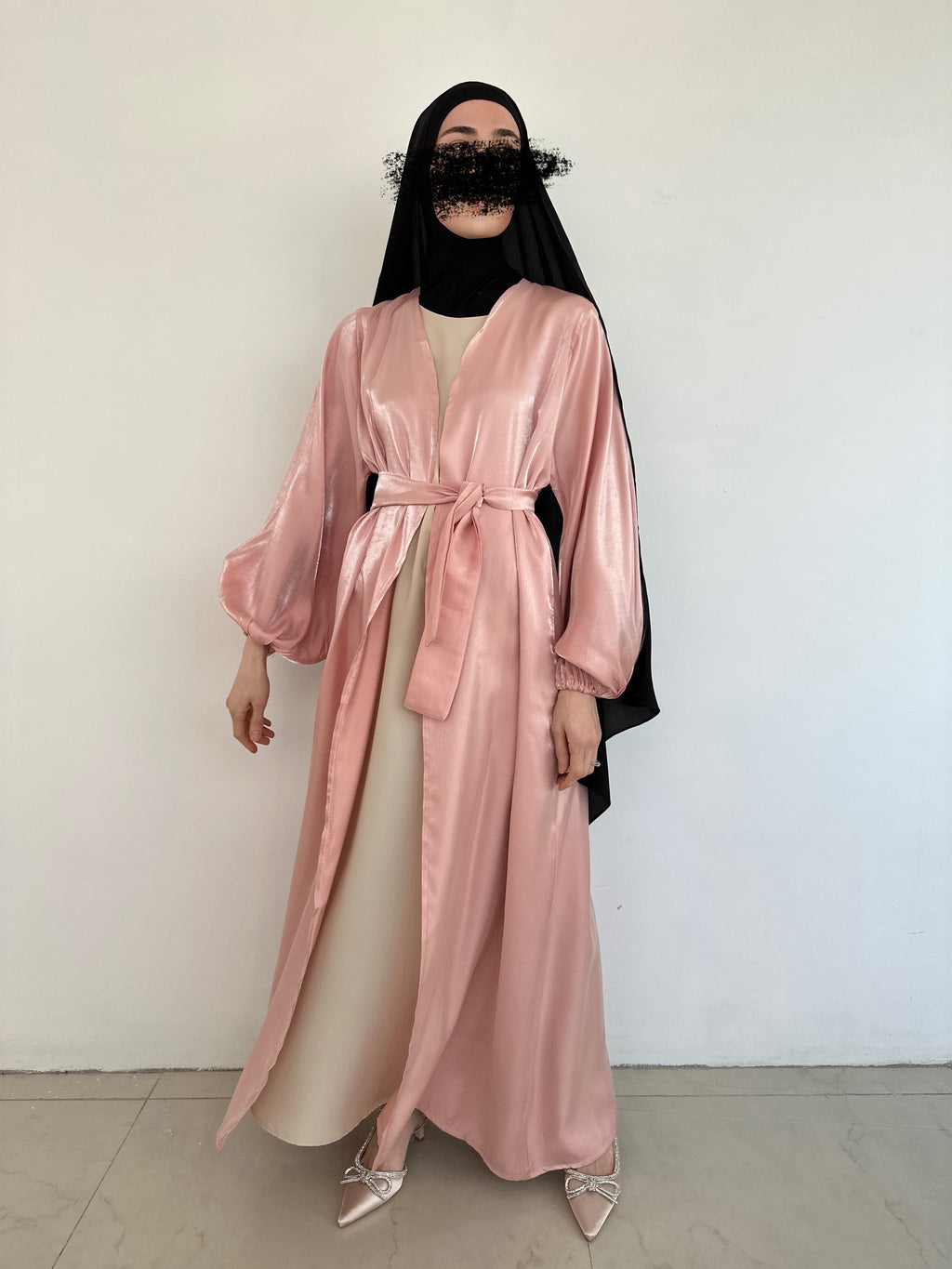KIMONO ORGANZA ROSE