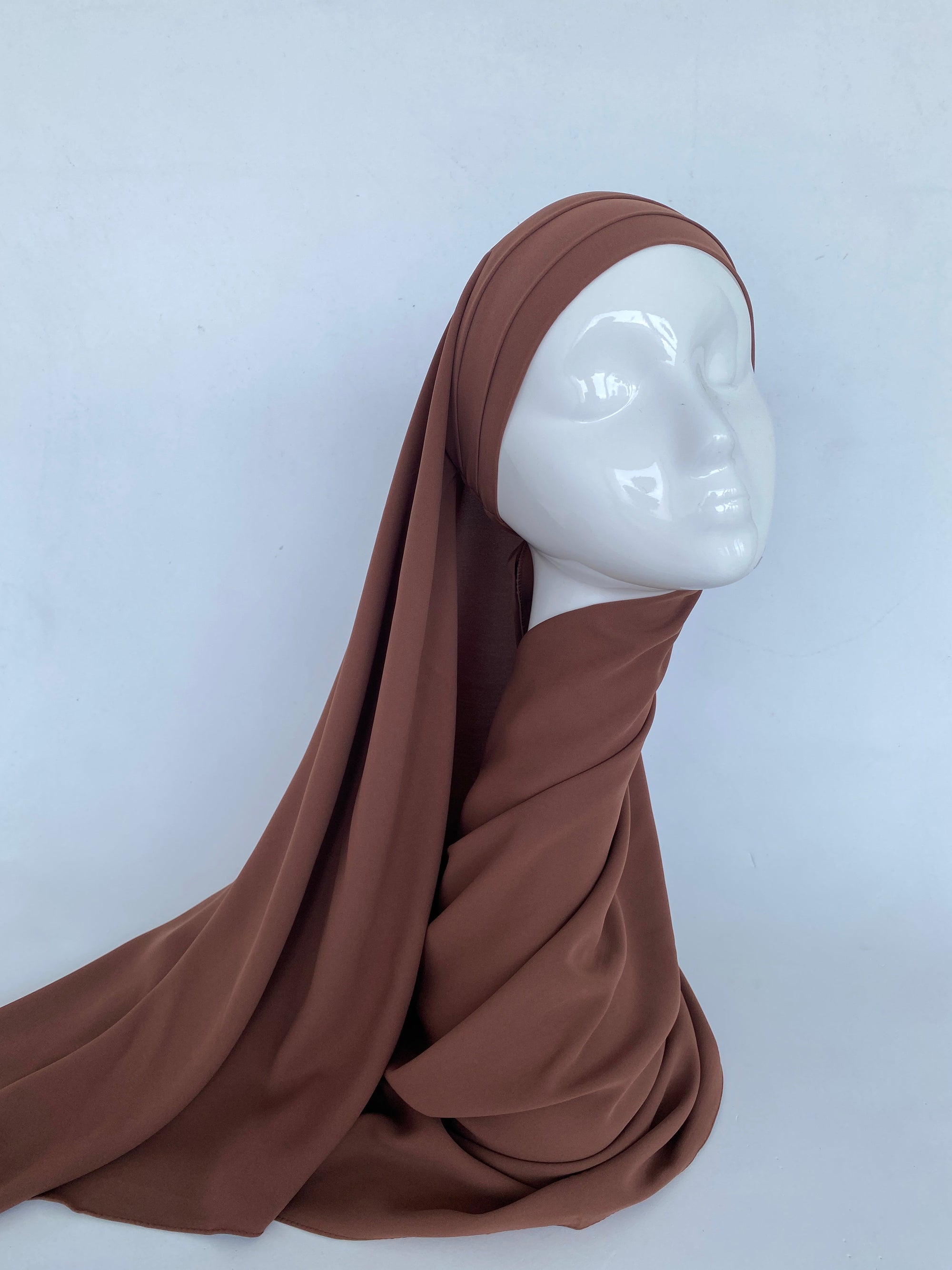 HIJAB À ENFILER SOIE DE MÉDINE