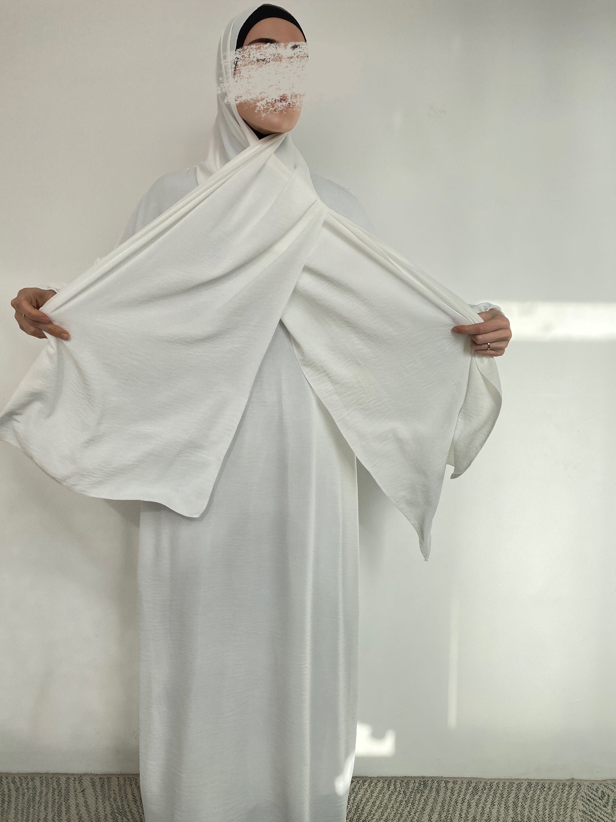 ABAYA JAZZ HIJAB INTÉGRÉ CRÈME