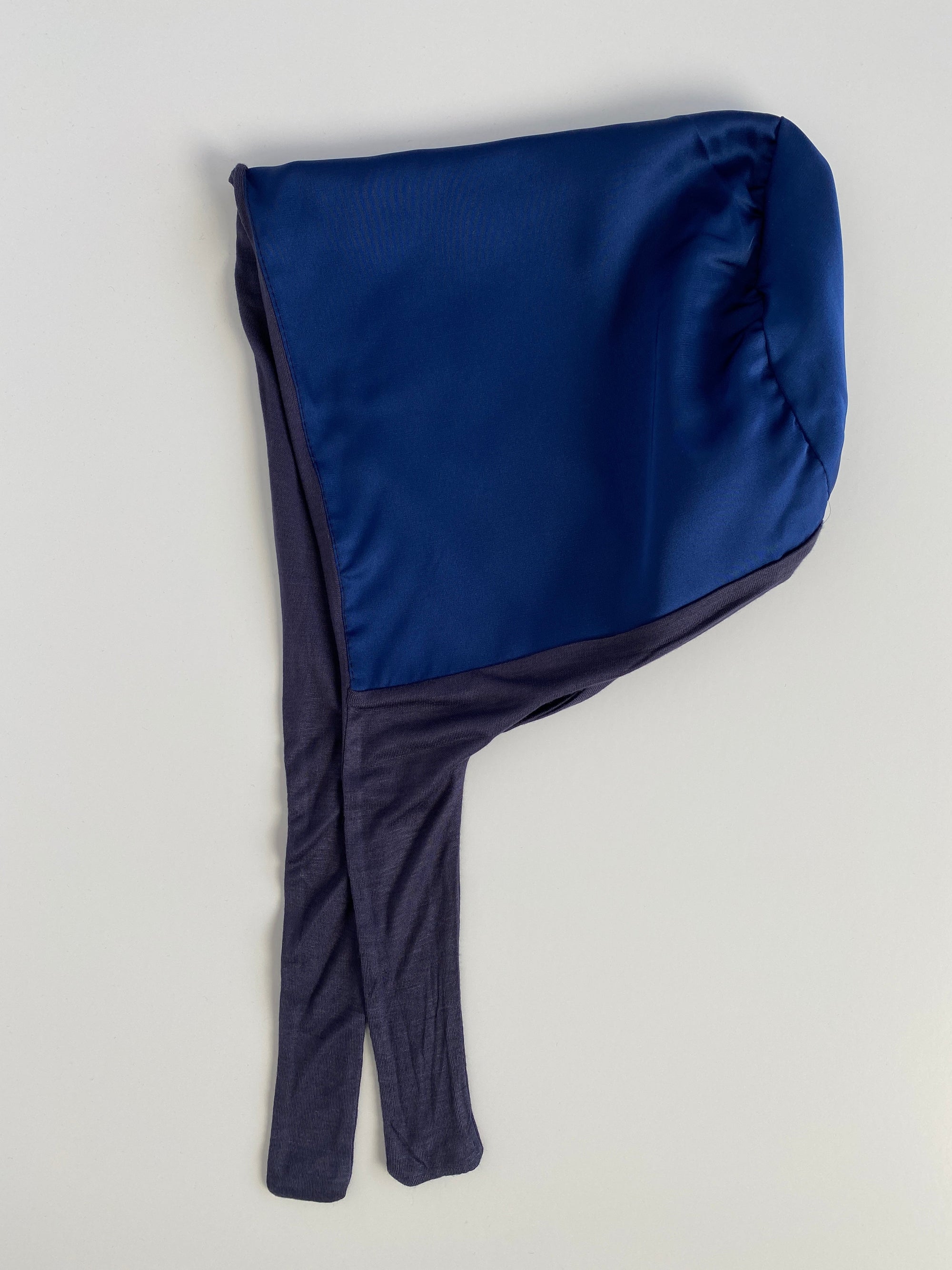 BONNET SOIE BLEU