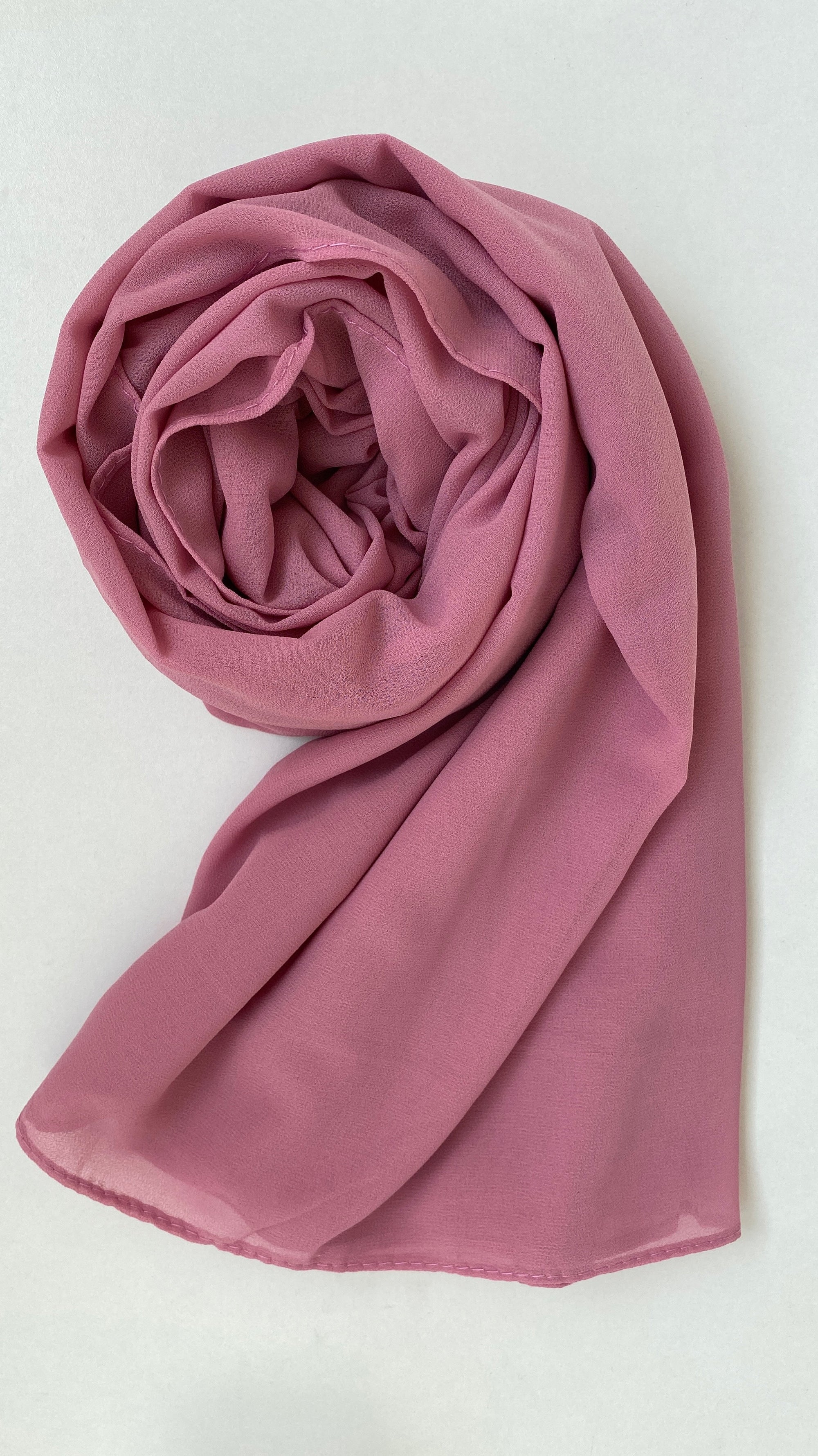 HIJAB XL MOUSSELINE ROSE BONBON
