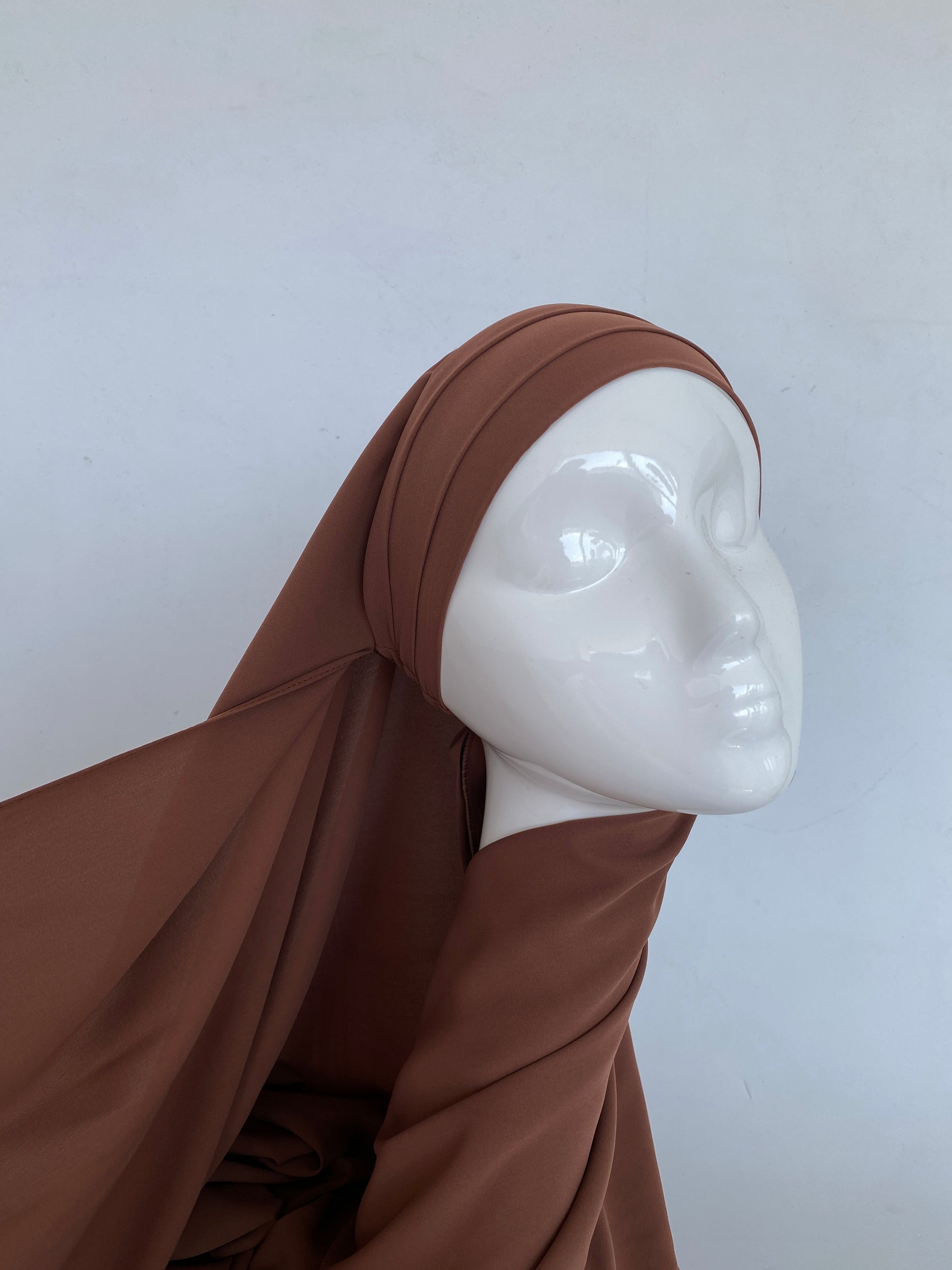 HIJAB À ENFILER SOIE DE MÉDINE